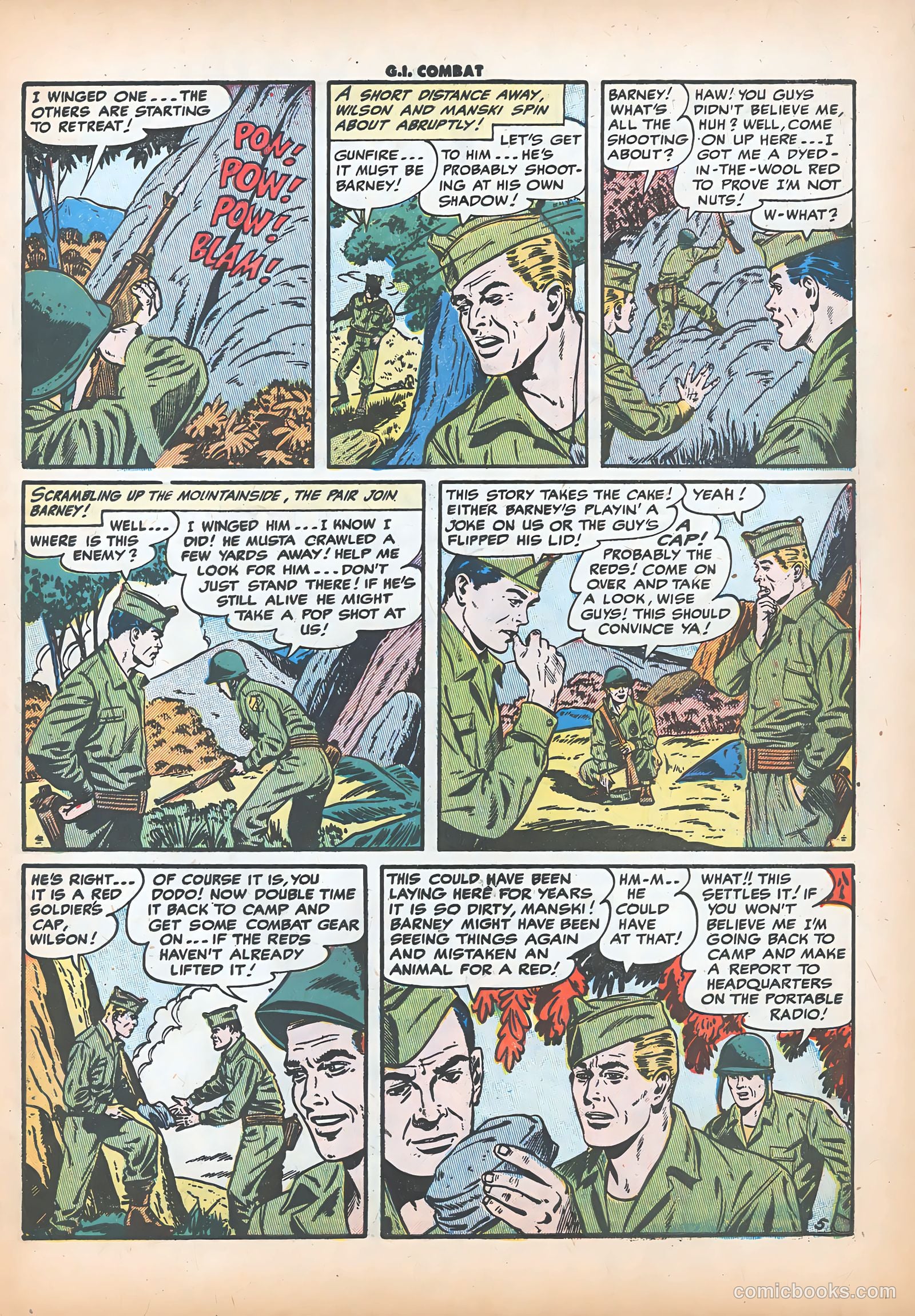 G.I. Combat #23 (1955) — page 31 of 36