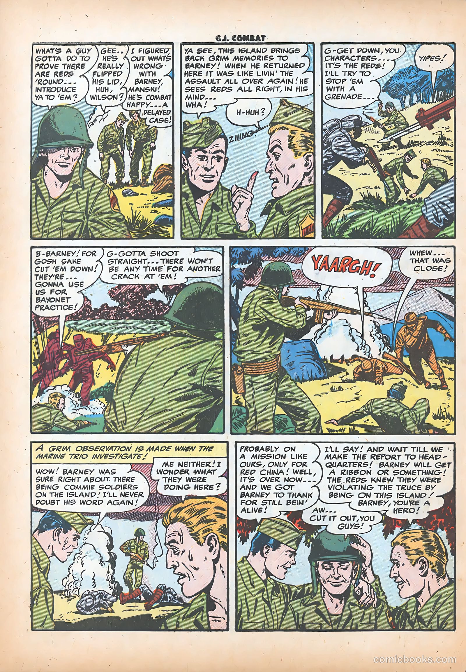 G.I. Combat #23 (1955) — page 32 of 36