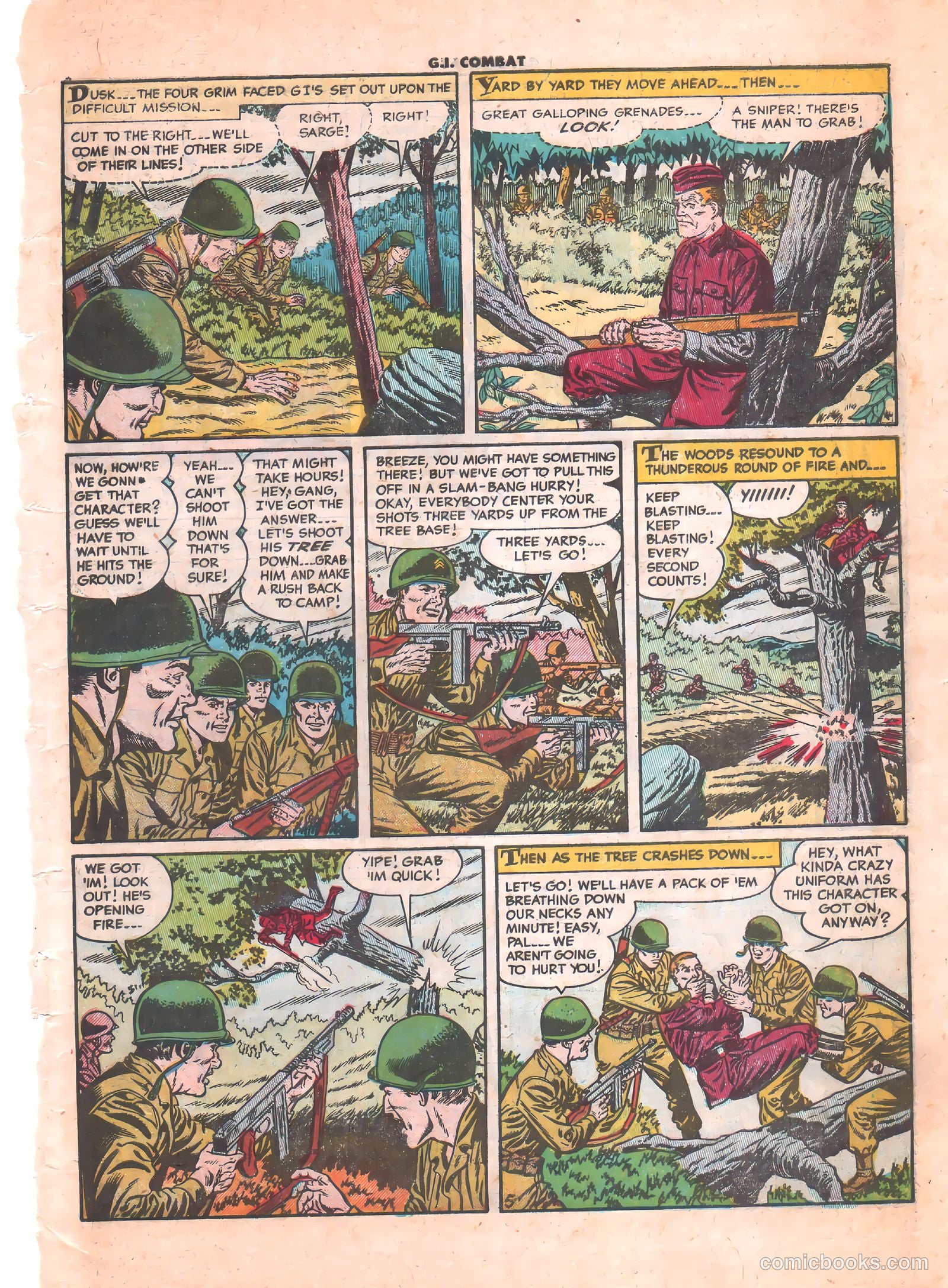 G.I. Combat #24 (1955) — page 7 of 37