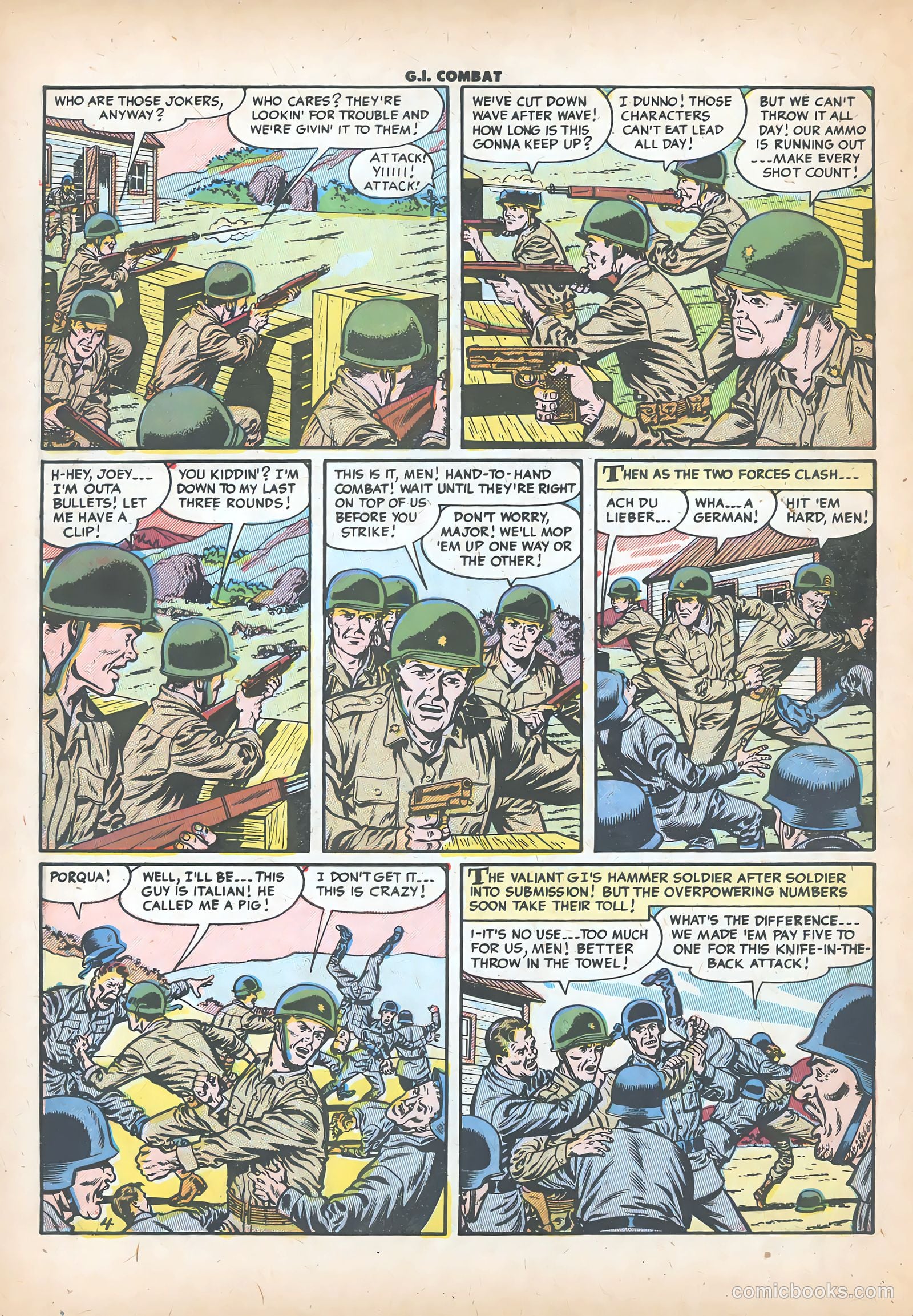 G.I. Combat #25 (1955) — page 6 of 36