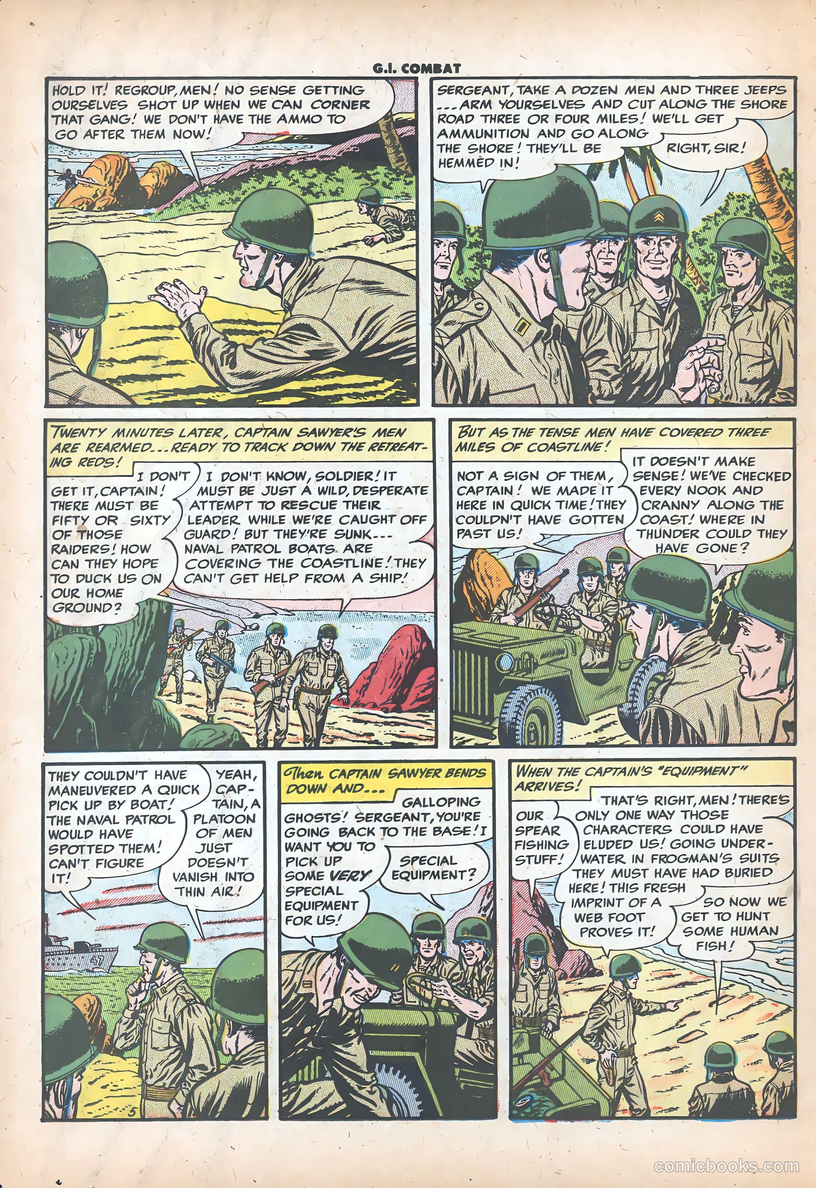 G.I. Combat #25 (1955) — page 22 of 36