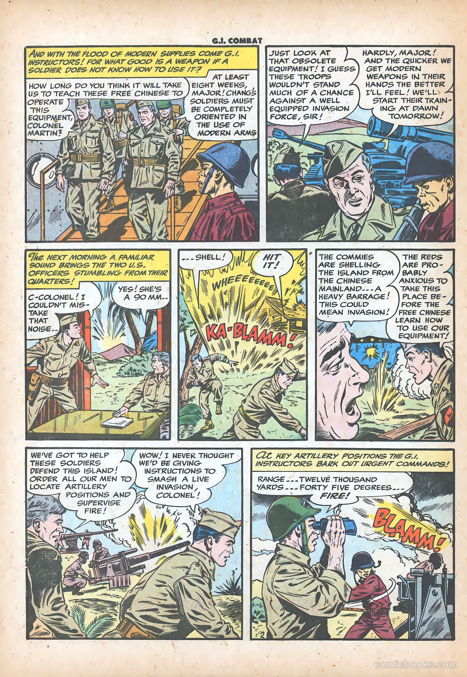 G.I. Combat #25 (1955) — page 28 of 36