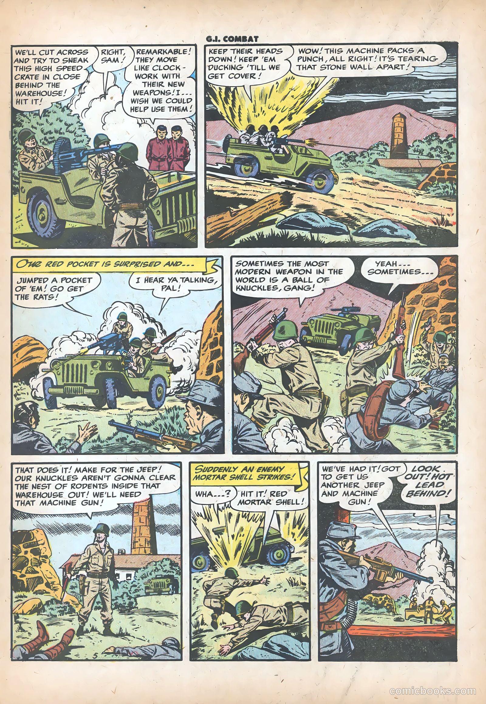 G.I. Combat #25 (1955) — page 31 of 36