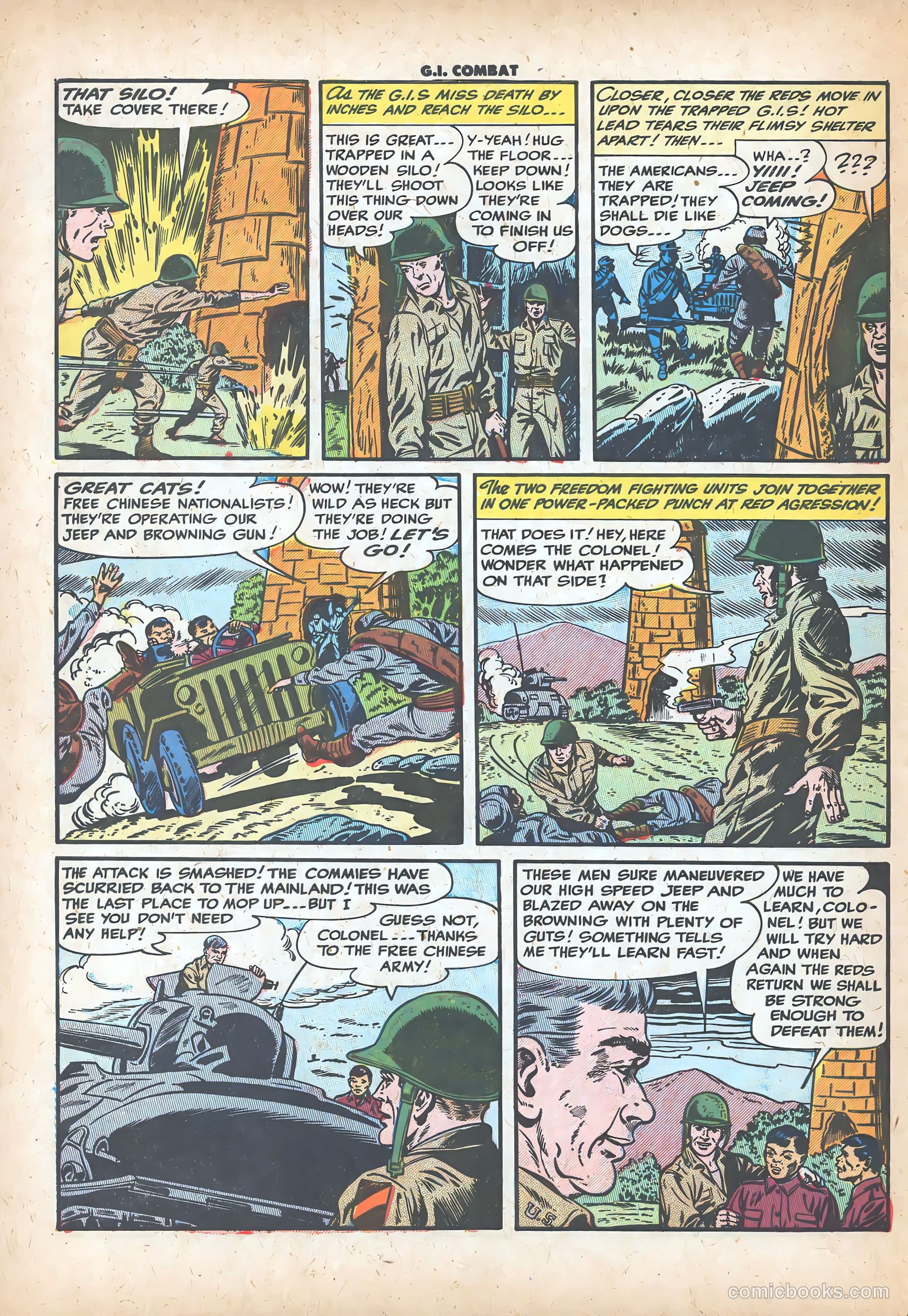 G.I. Combat #25 (1955) — page 32 of 36