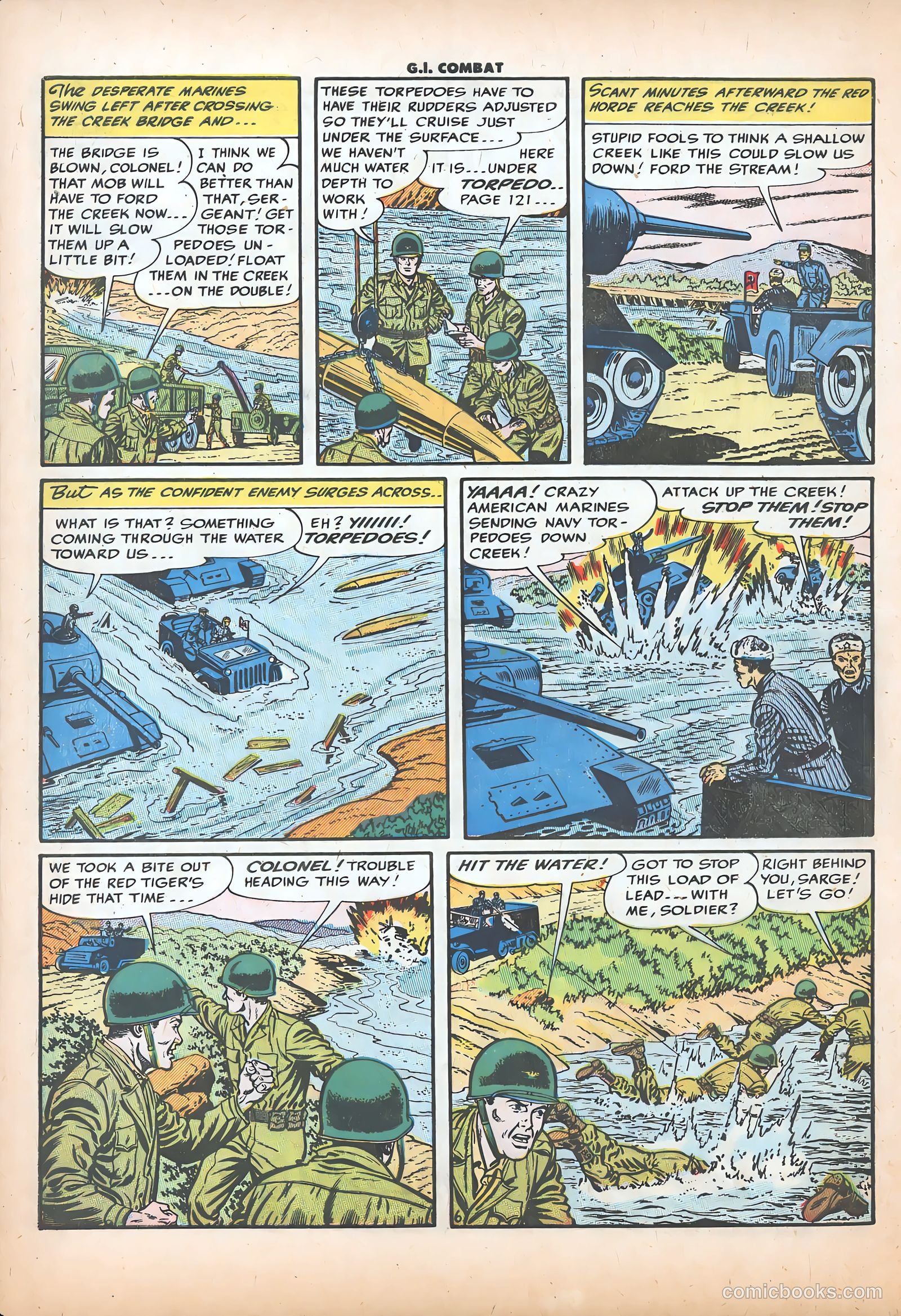 G.I. Combat #26 (1955) — page 8 of 36