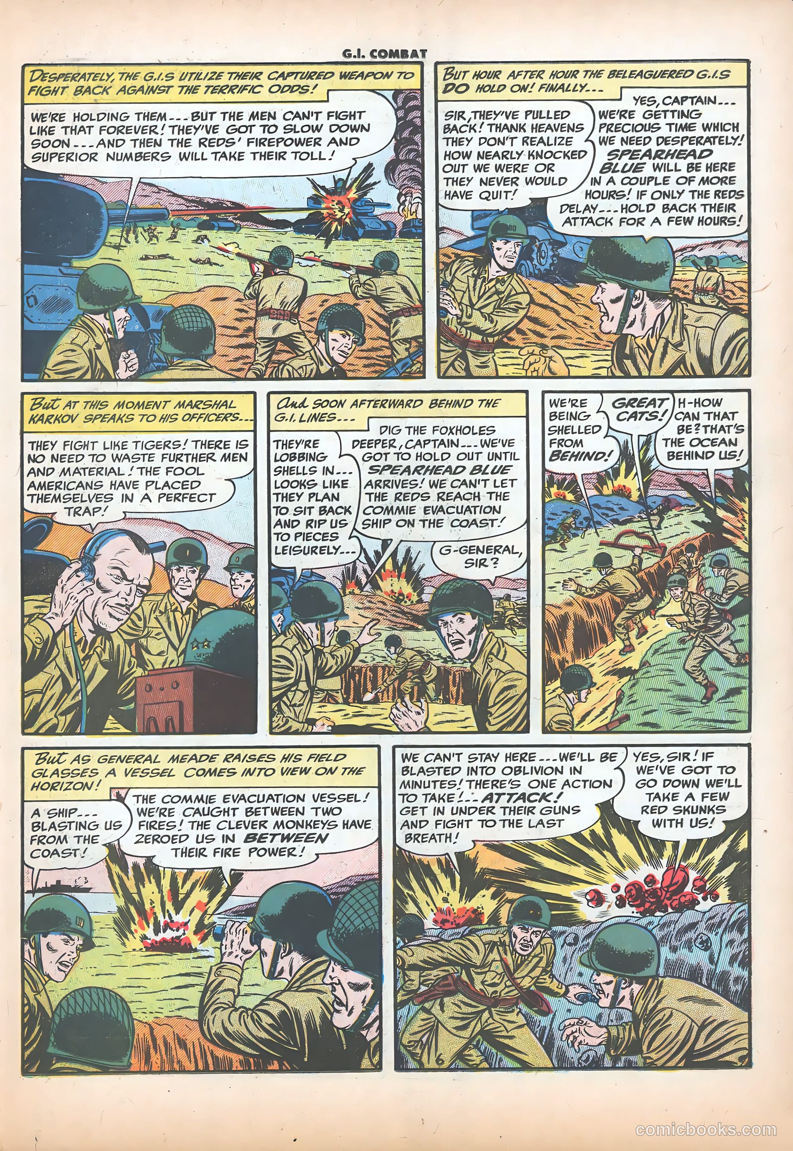 G.I. Combat #26 (1955) — page 23 of 36