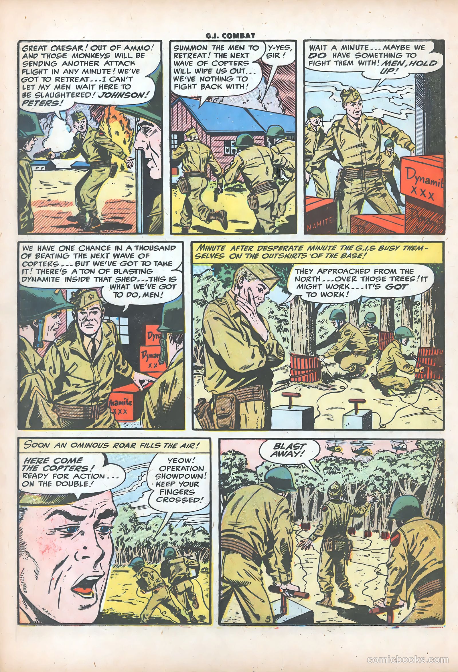 G.I. Combat #27 (1955) — page 16 of 36