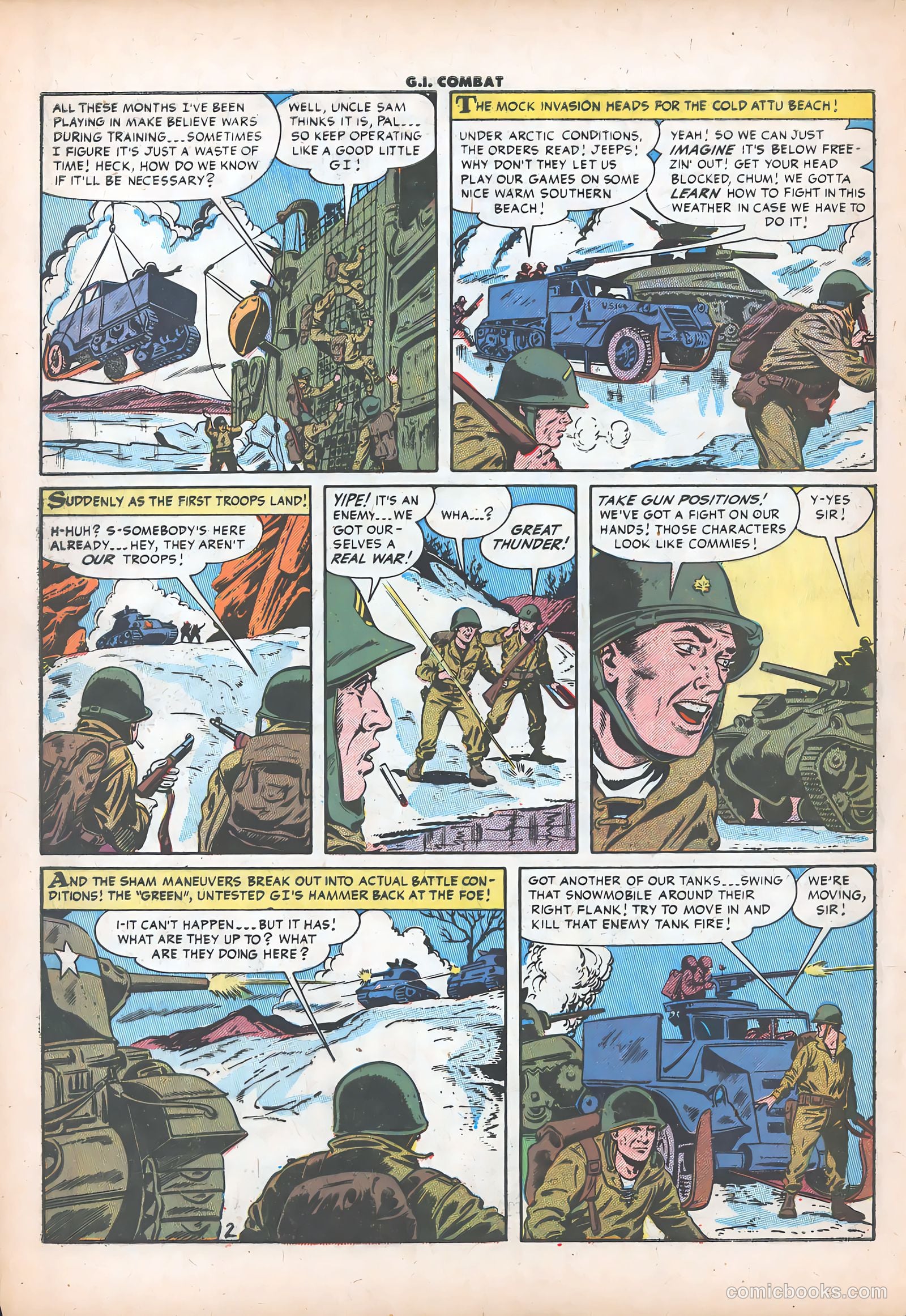 G.I. Combat #27 (1955) — page 28 of 36
