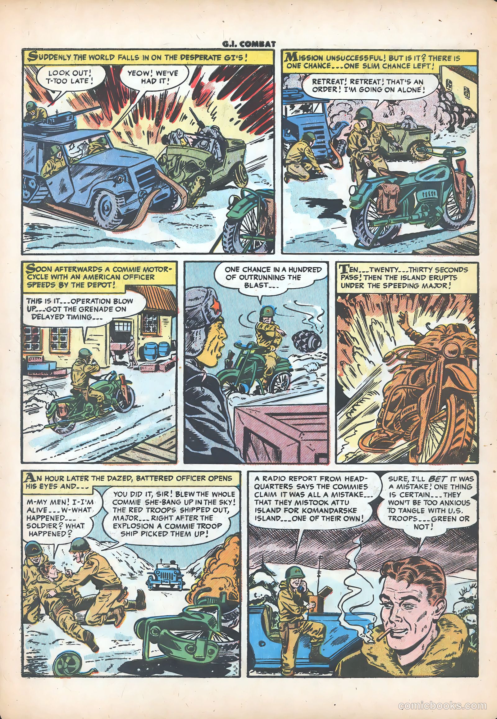 G.I. Combat #27 (1955) — page 32 of 36