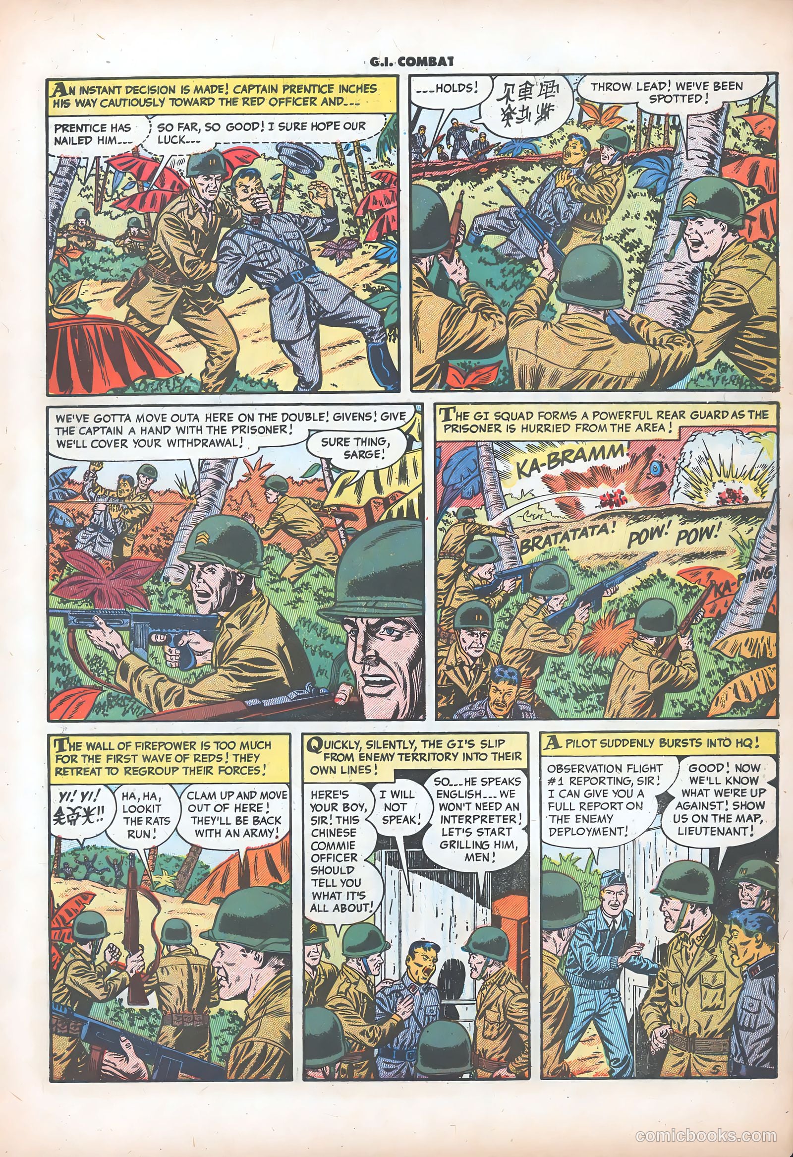 G.I. Combat #28 (1955) — page 7 of 36