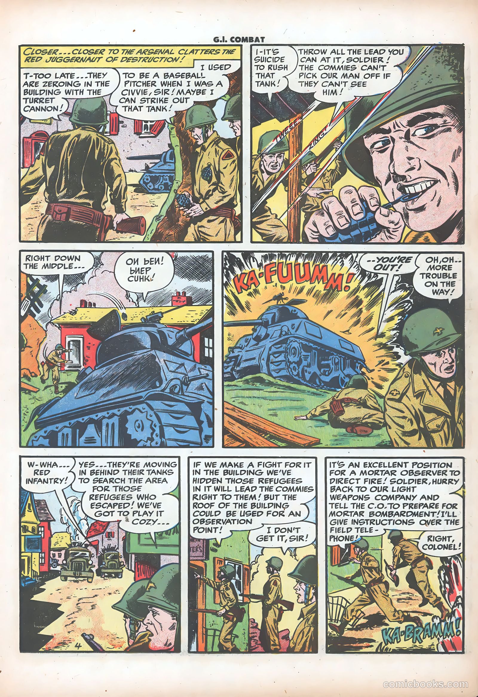 G.I. Combat #28 (1955) — page 15 of 36
