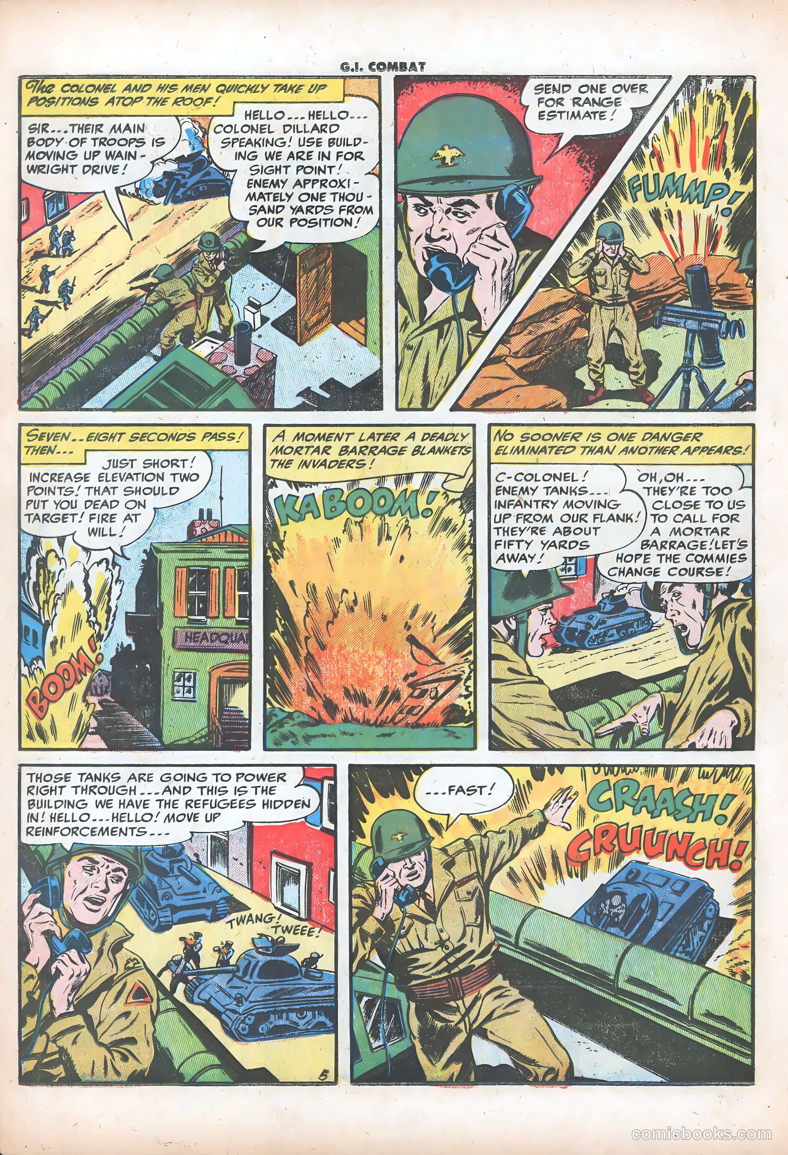 G.I. Combat #28 (1955) — page 16 of 36