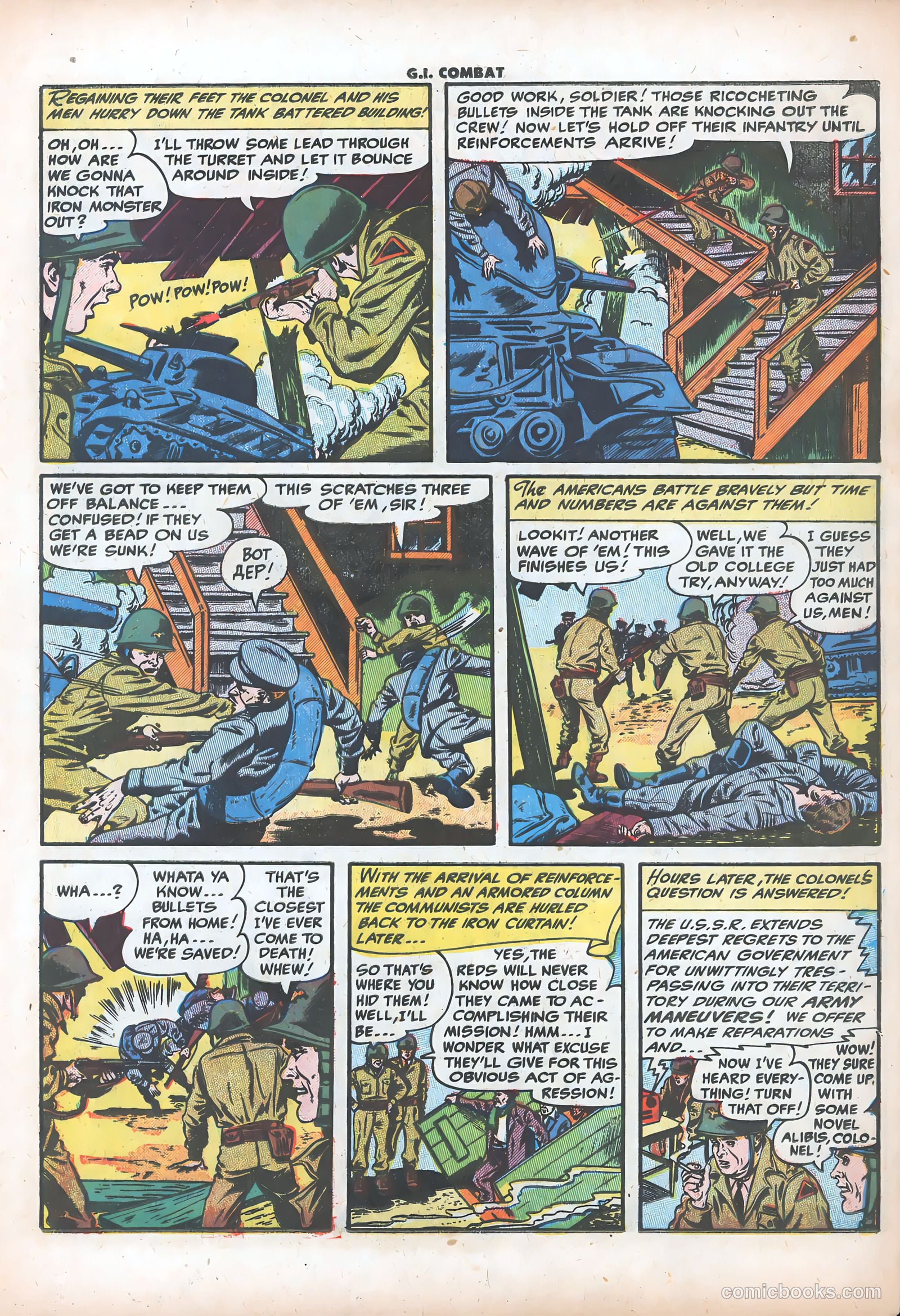 G.I. Combat #28 (1955) — page 17 of 36