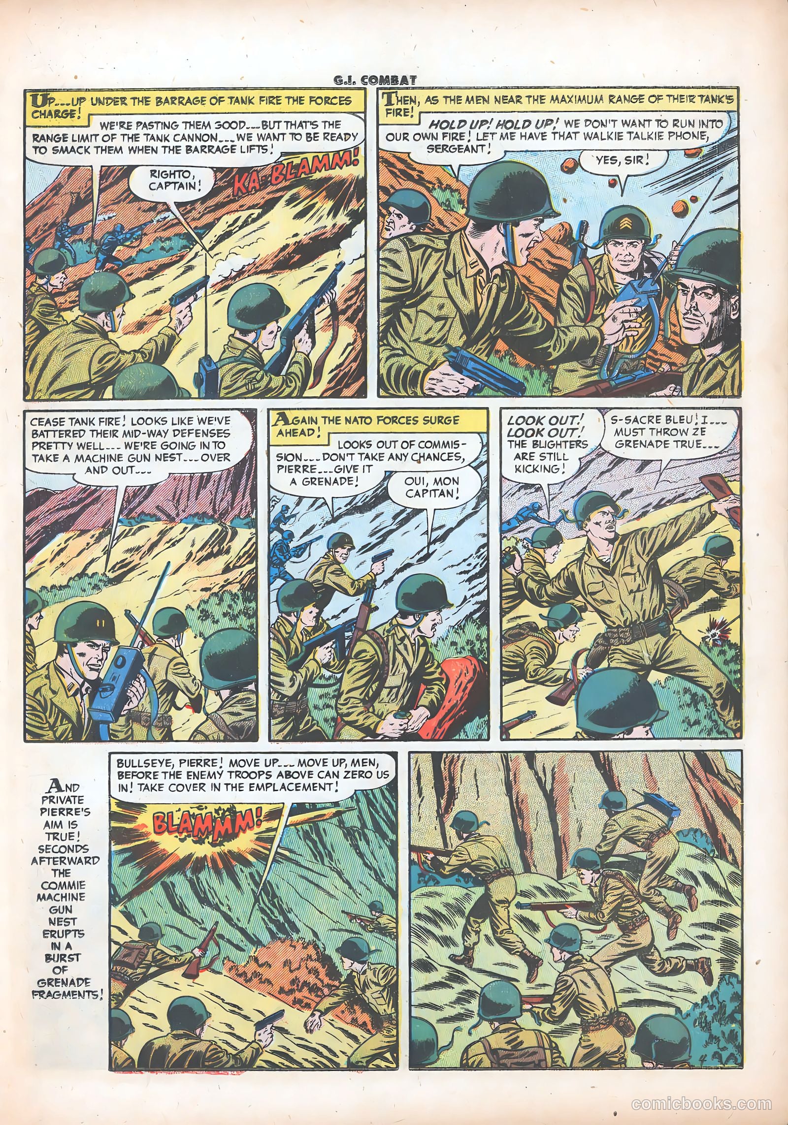 G.I. Combat #28 (1955) — page 21 of 36