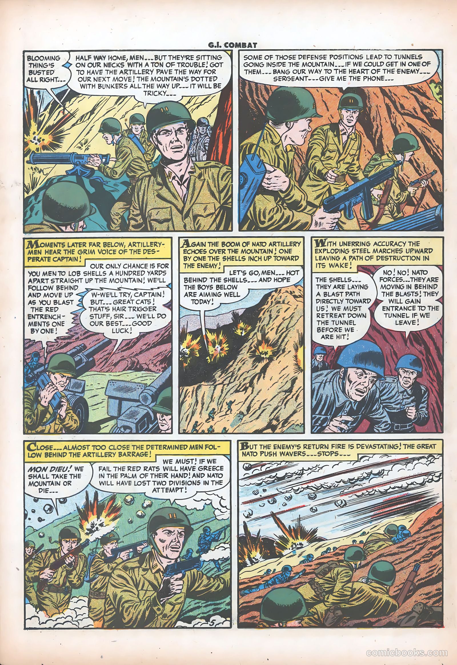 G.I. Combat #28 (1955) — page 22 of 36