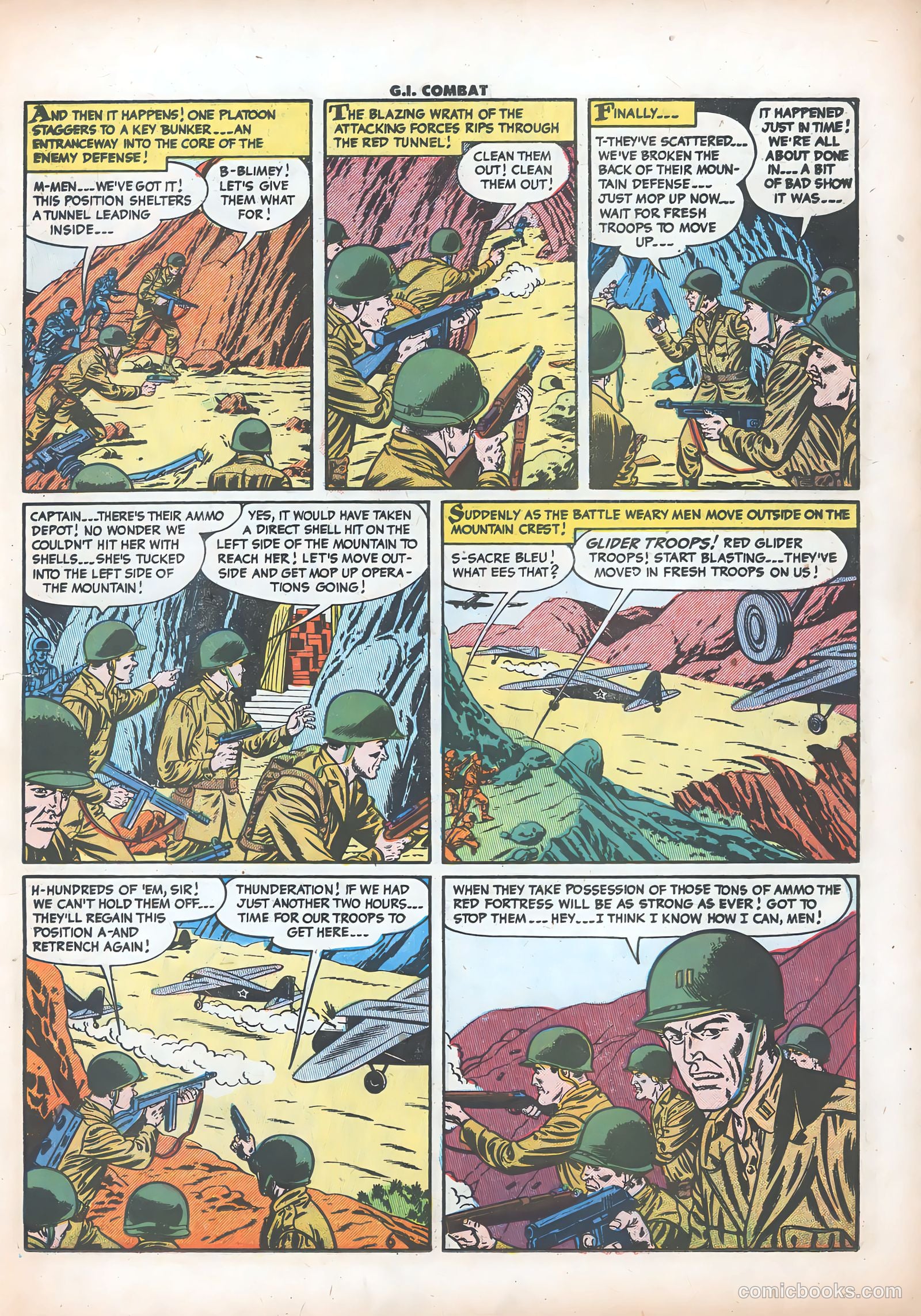 G.I. Combat #28 (1955) — page 23 of 36