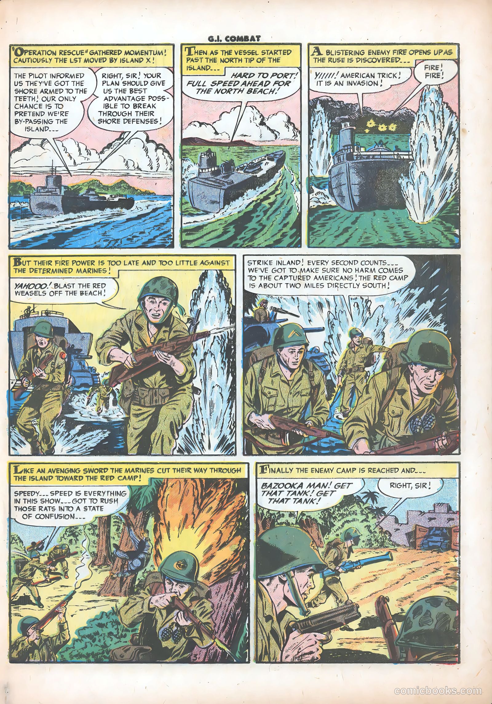 G.I. Combat #28 (1955) — page 29 of 36