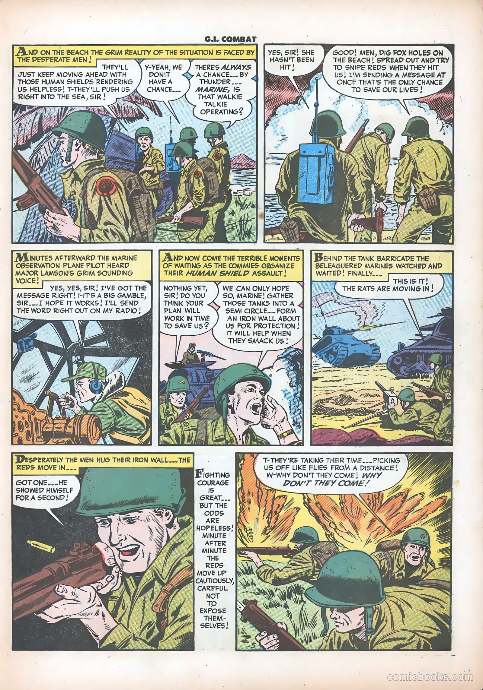 G.I. Combat #28 (1955) — page 31 of 36