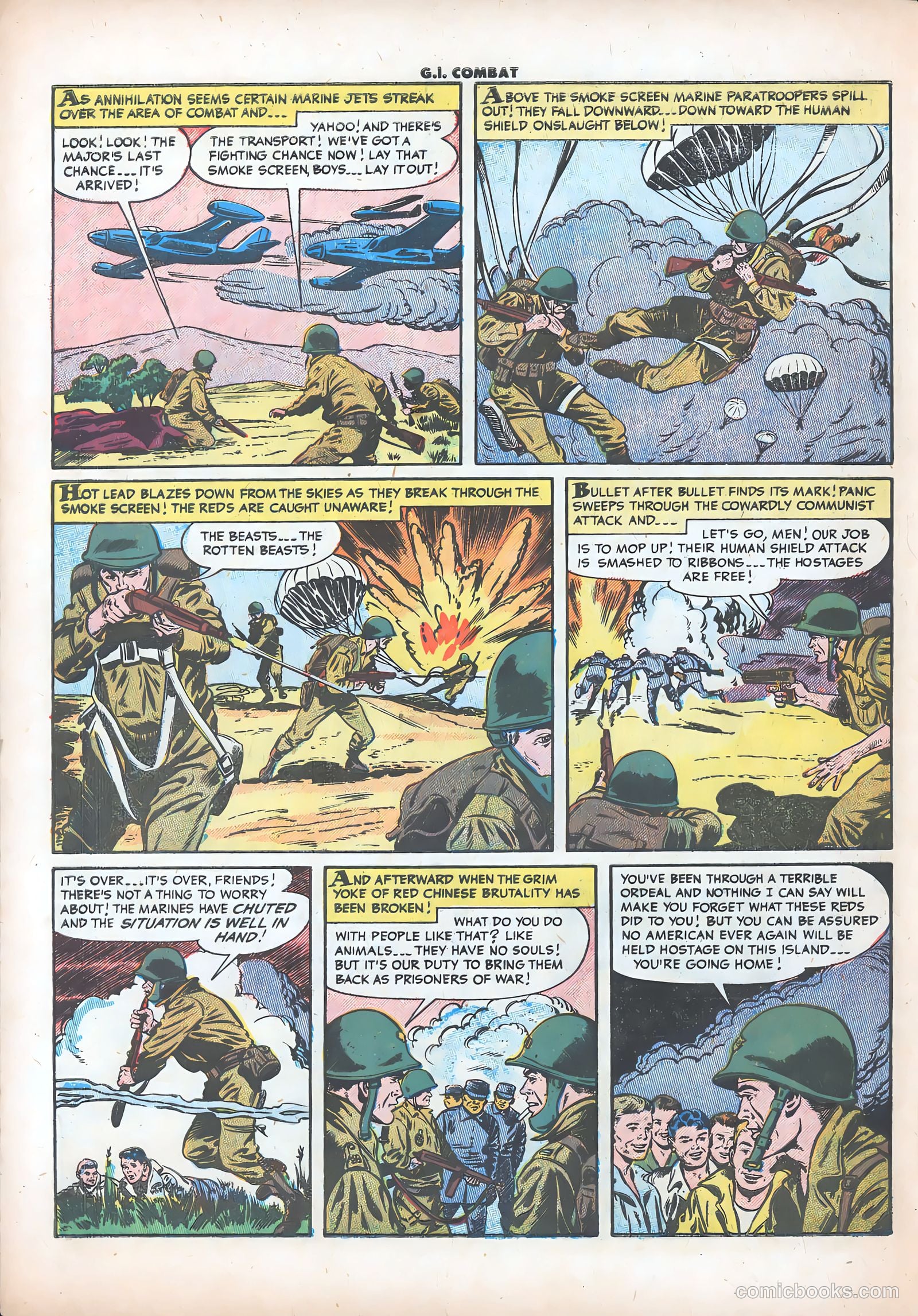 G.I. Combat #28 (1955) — page 32 of 36