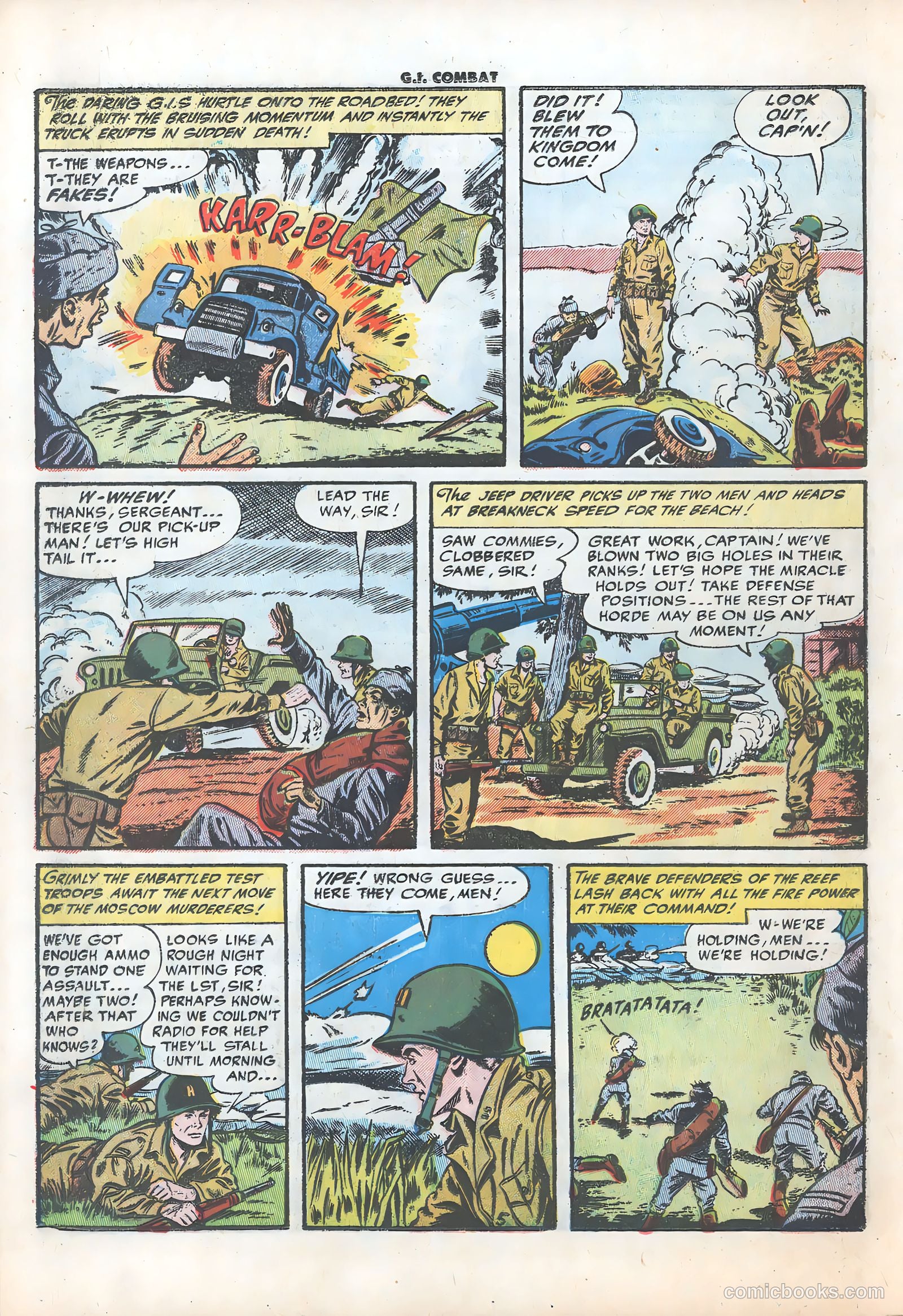 G.I. Combat #29 (1955) — page 16 of 35