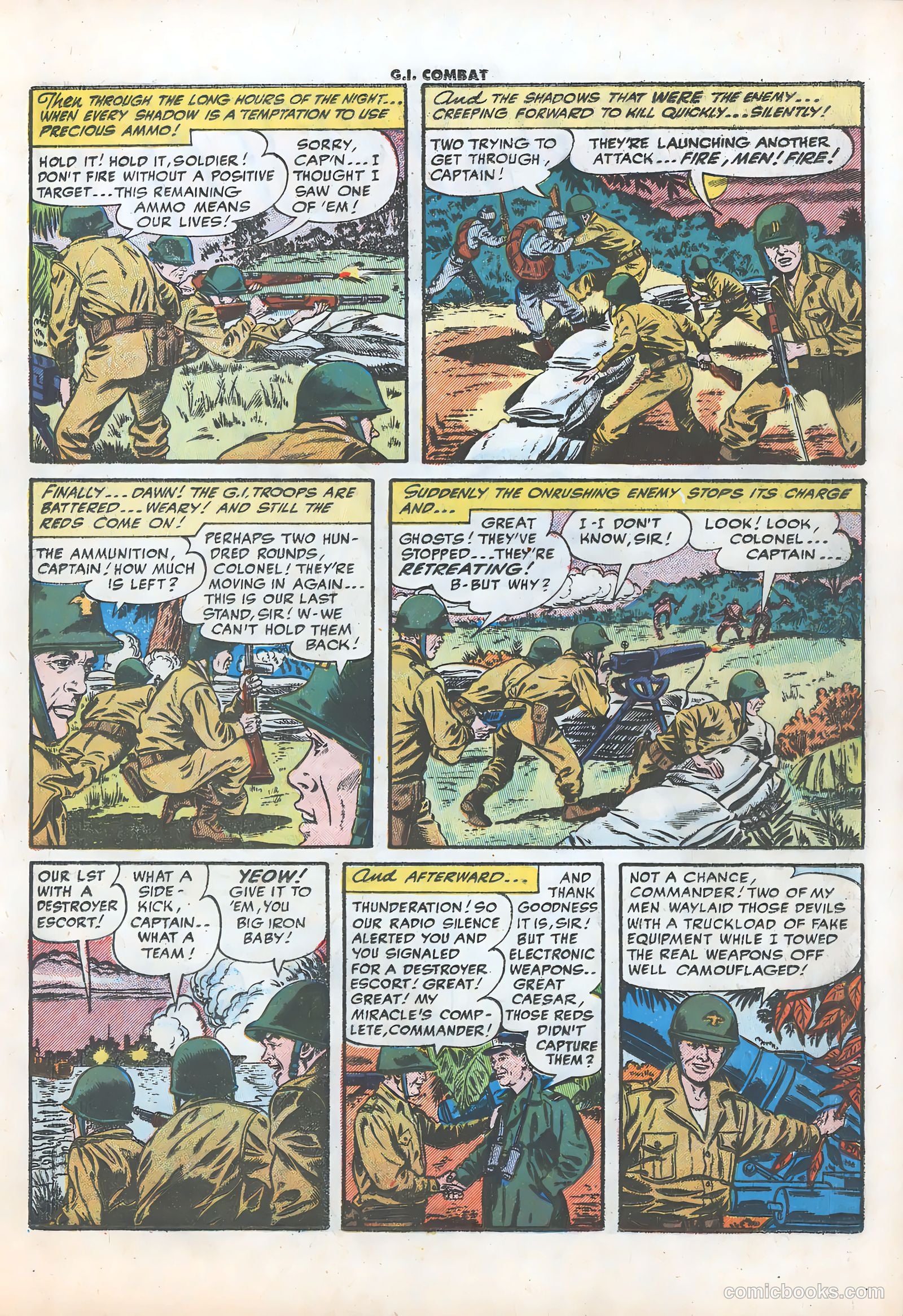 G.I. Combat #29 (1955) — page 17 of 35