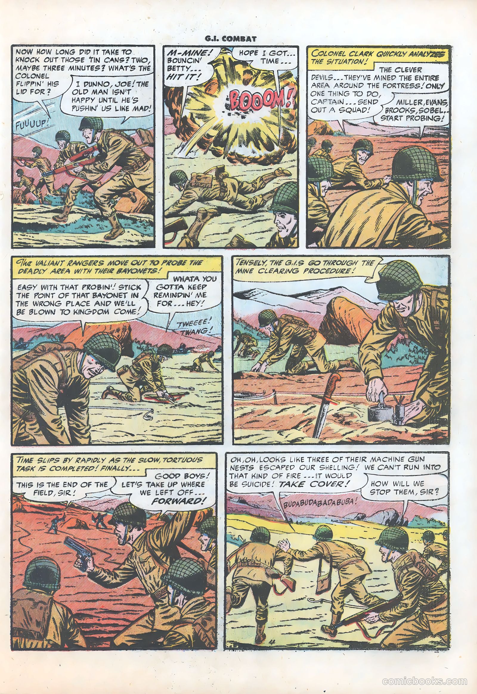G.I. Combat #29 (1955) — page 21 of 35