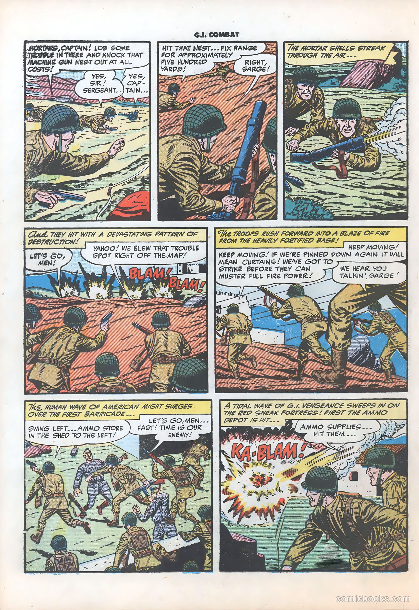 G.I. Combat #29 (1955) — page 22 of 35