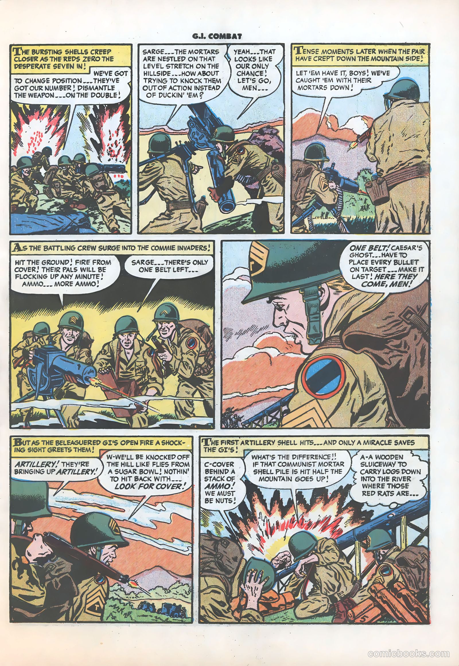 G.I. Combat #29 (1955) — page 31 of 35