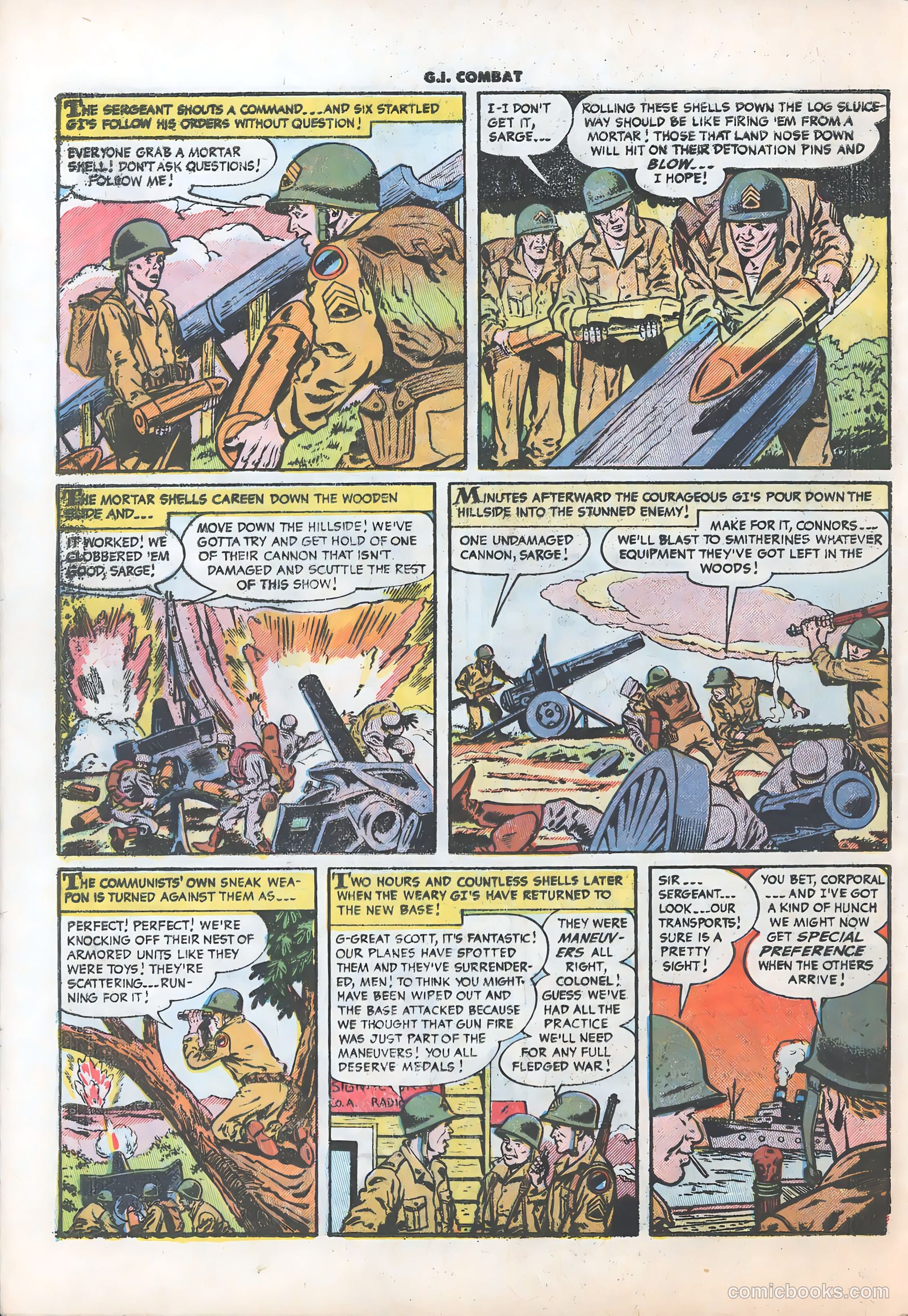 G.I. Combat #29 (1955) — page 32 of 35