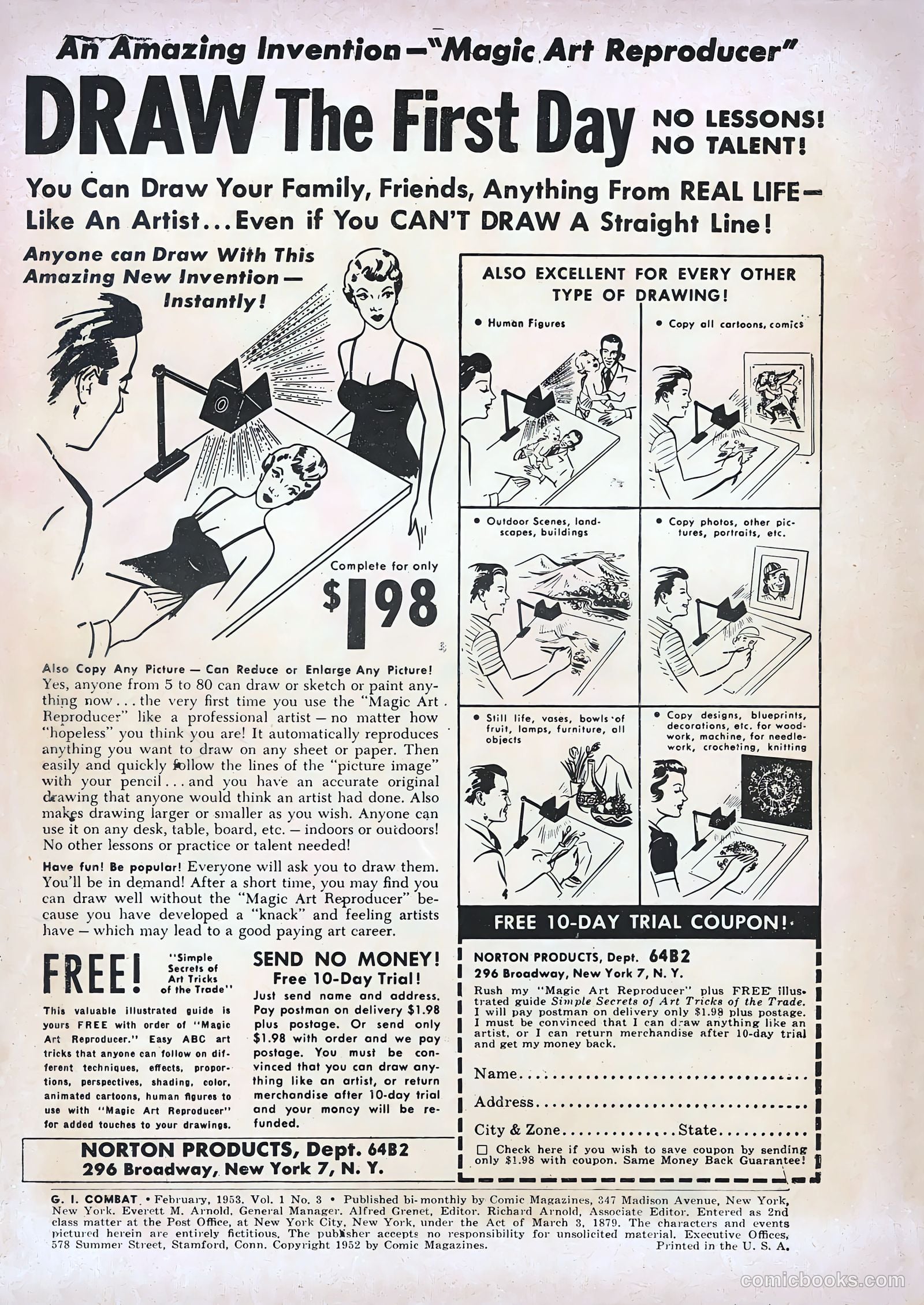 G.I. Combat #3 (1953) — page 2 of 36