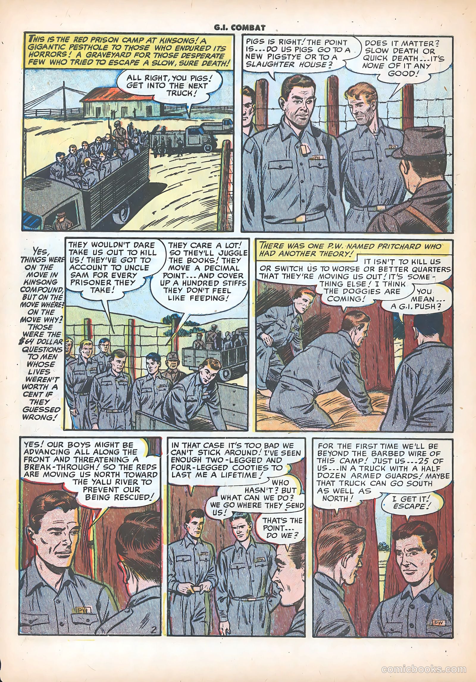 G.I. Combat #3 (1953) — page 4 of 36
