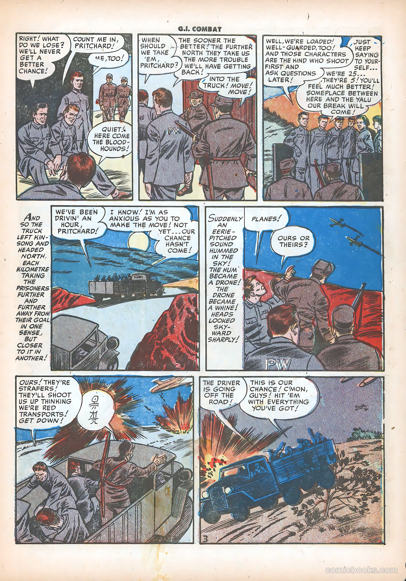 G.I. Combat #3 (1953) — page 5 of 36