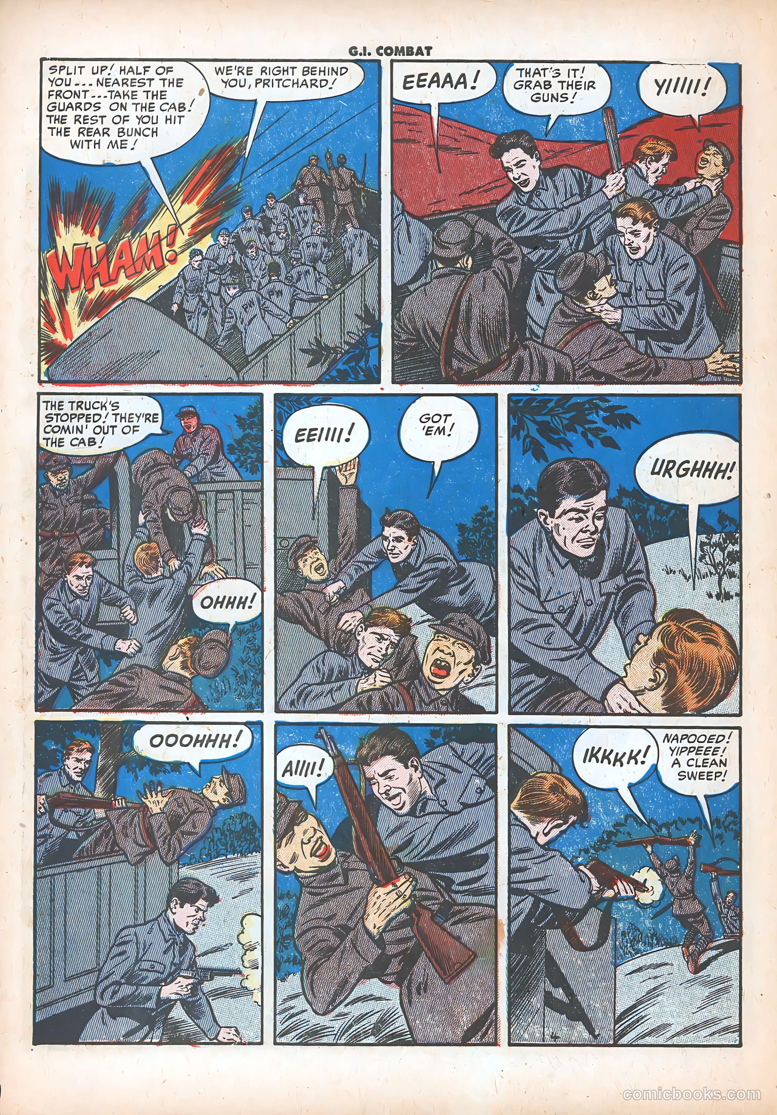 G.I. Combat #3 (1953) — page 6 of 36