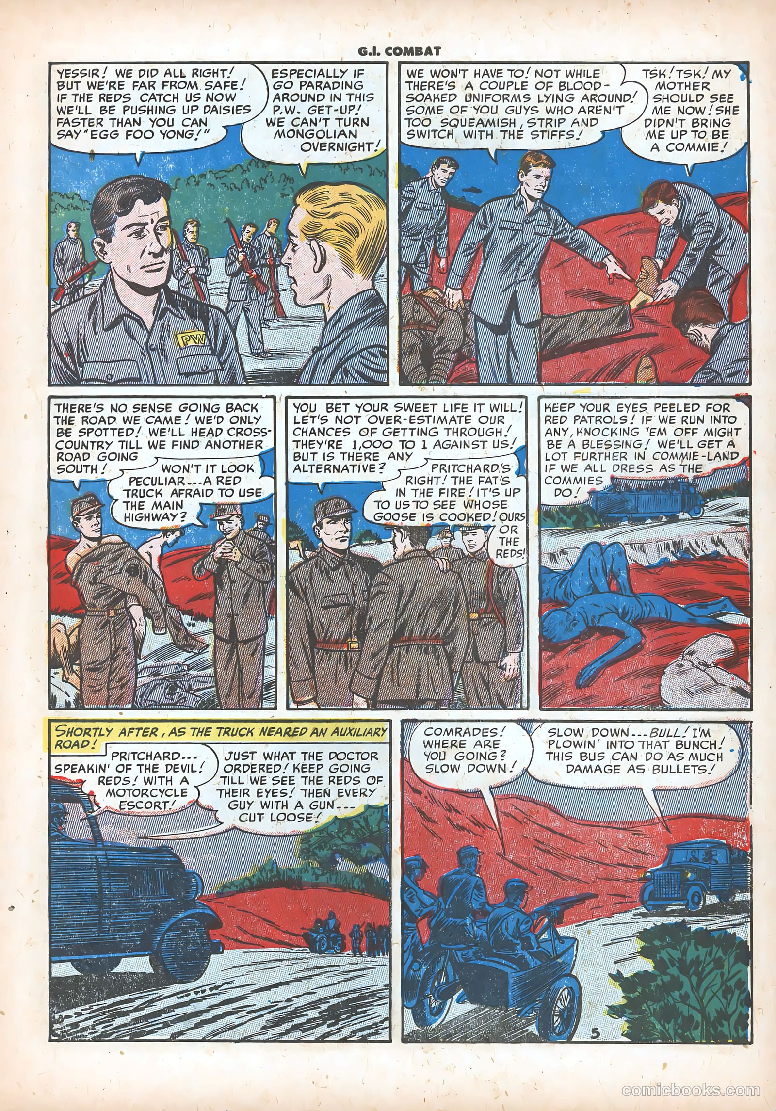 G.I. Combat #3 (1953) — page 7 of 36