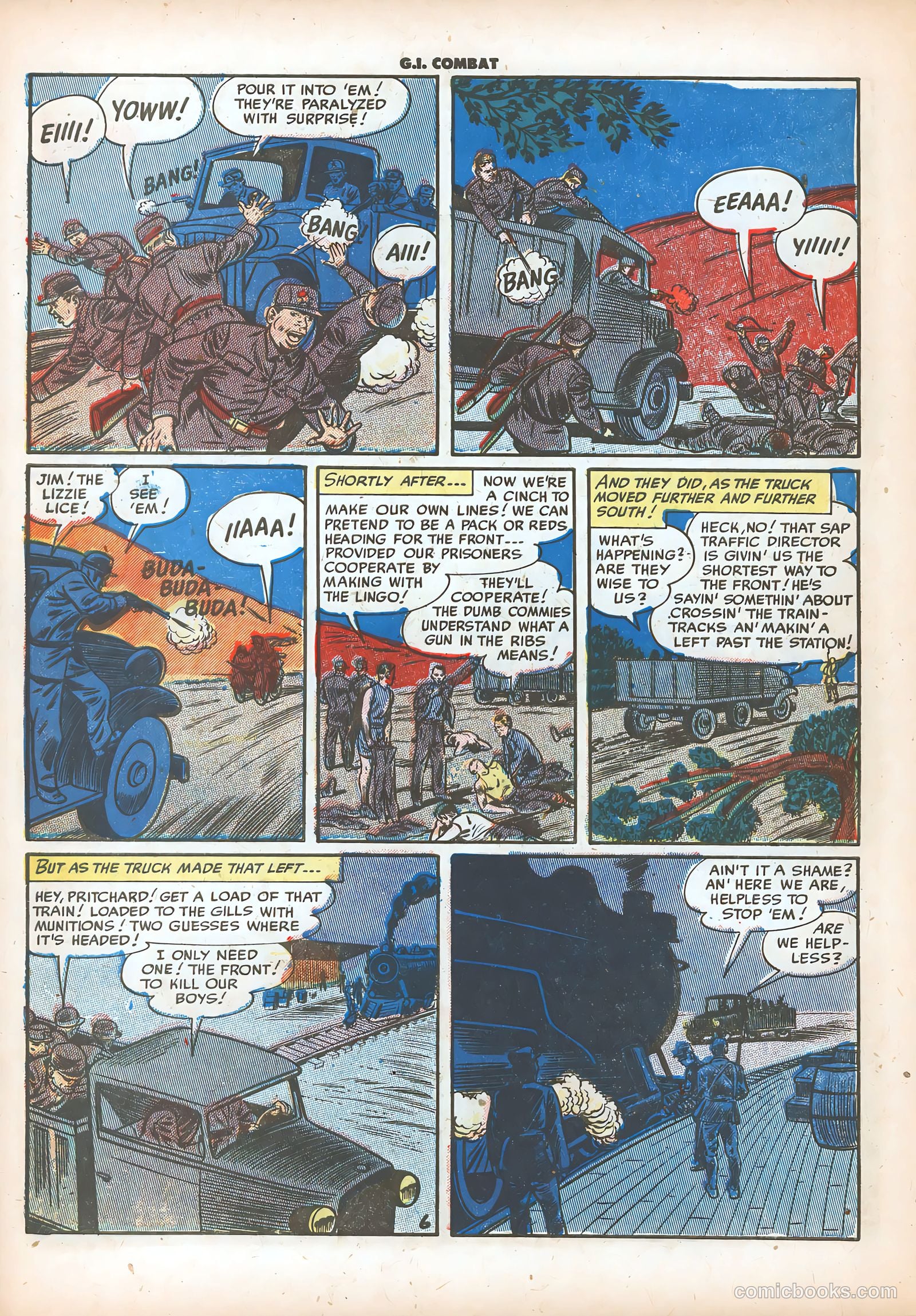 G.I. Combat #3 (1953) — page 8 of 36
