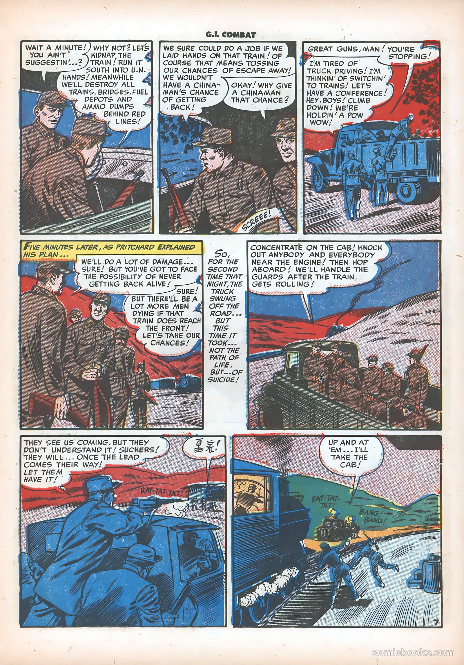 G.I. Combat #3 (1953) — page 9 of 36