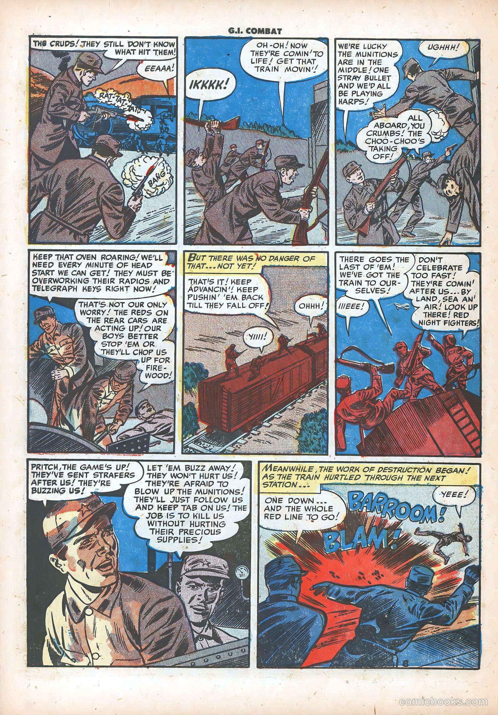 G.I. Combat #3 (1953) — page 10 of 36