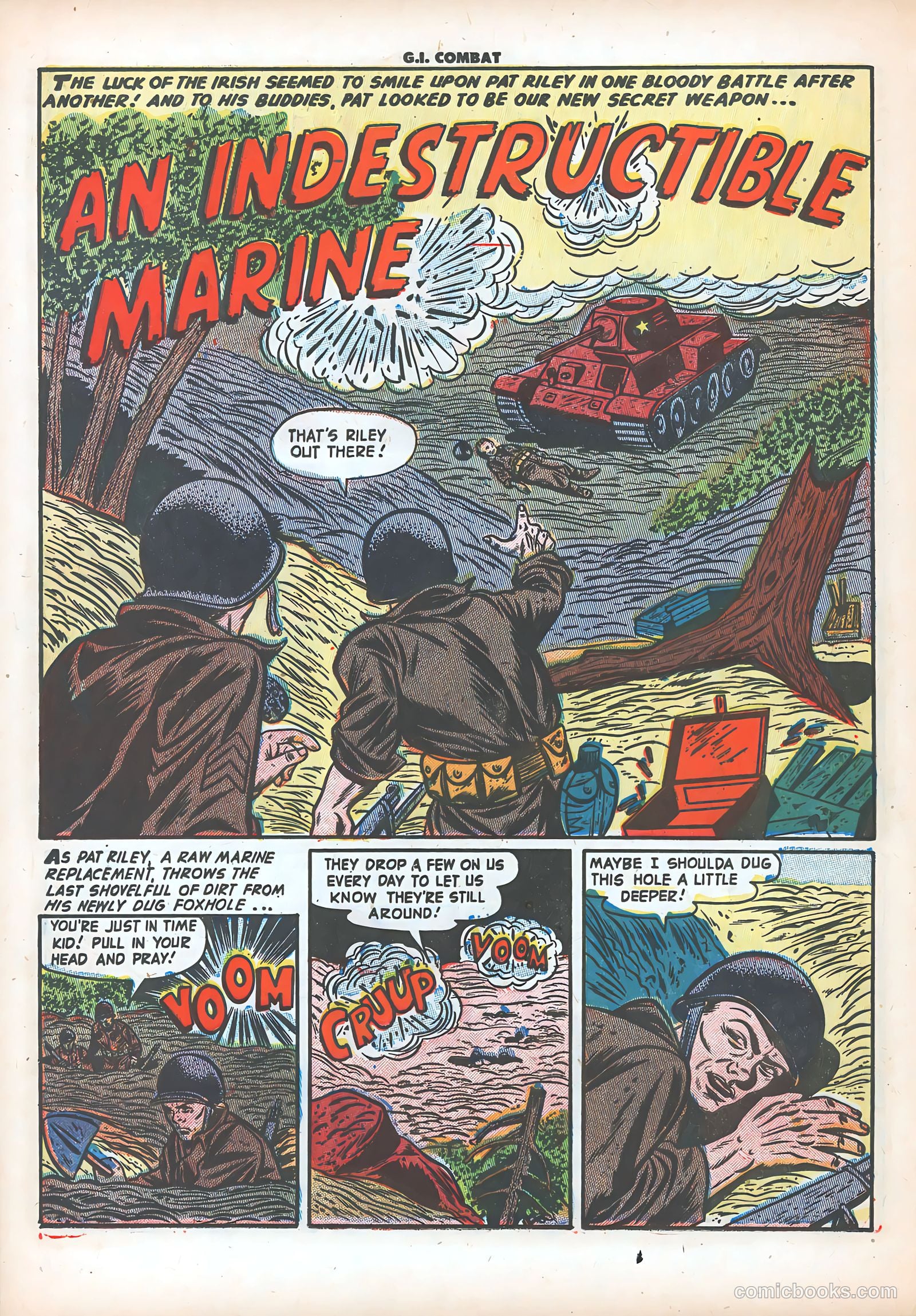 G.I. Combat #3 (1953) — page 12 of 36