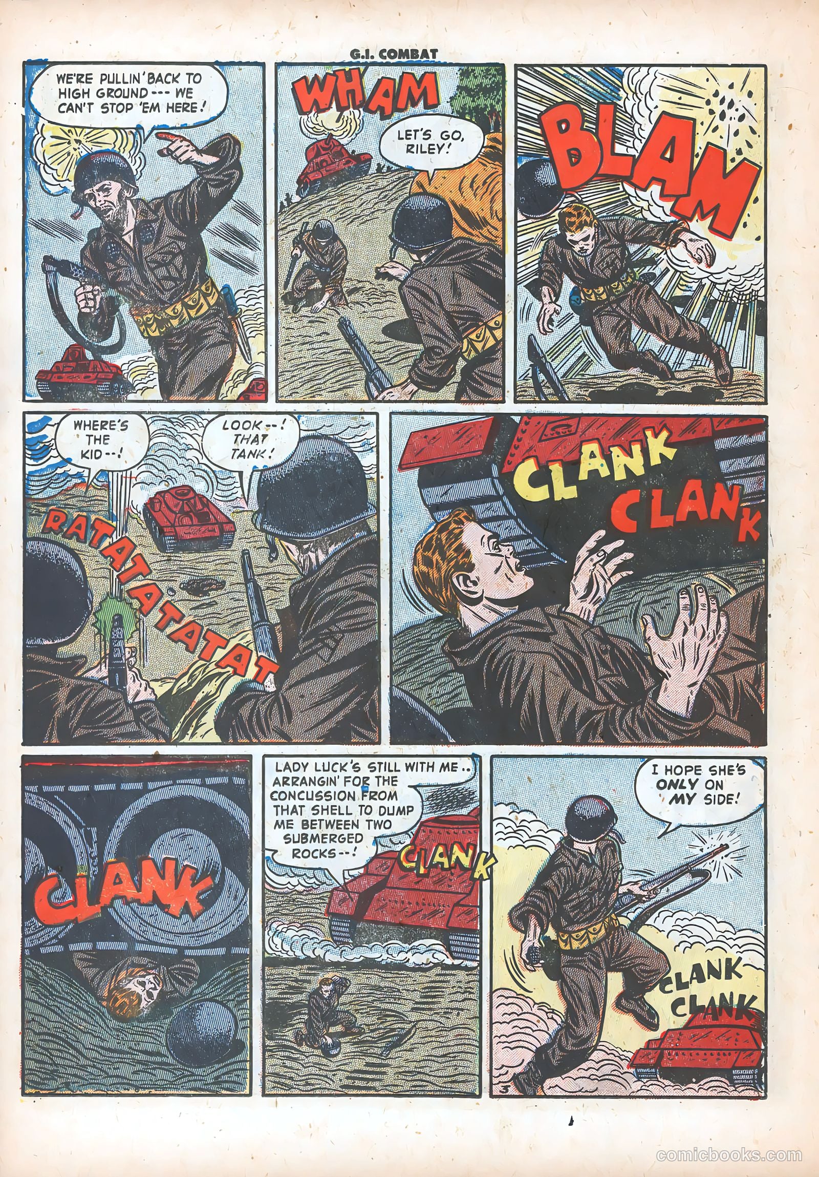 G.I. Combat #3 (1953) — page 14 of 36