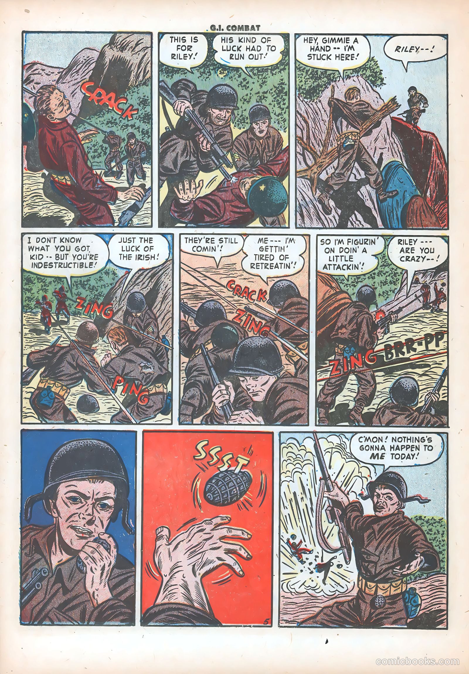 G.I. Combat #3 (1953) — page 16 of 36