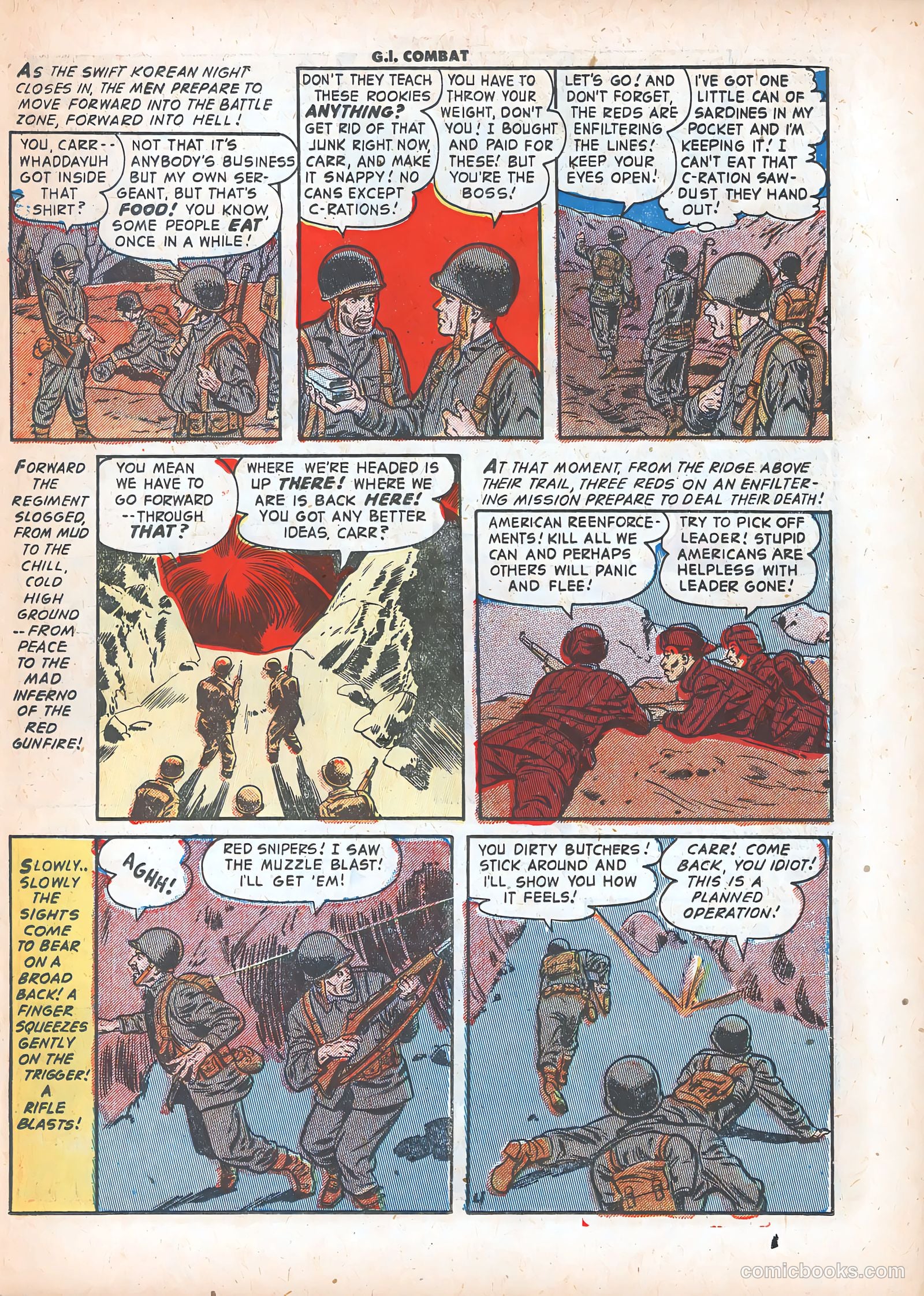 G.I. Combat #3 (1953) — page 23 of 36