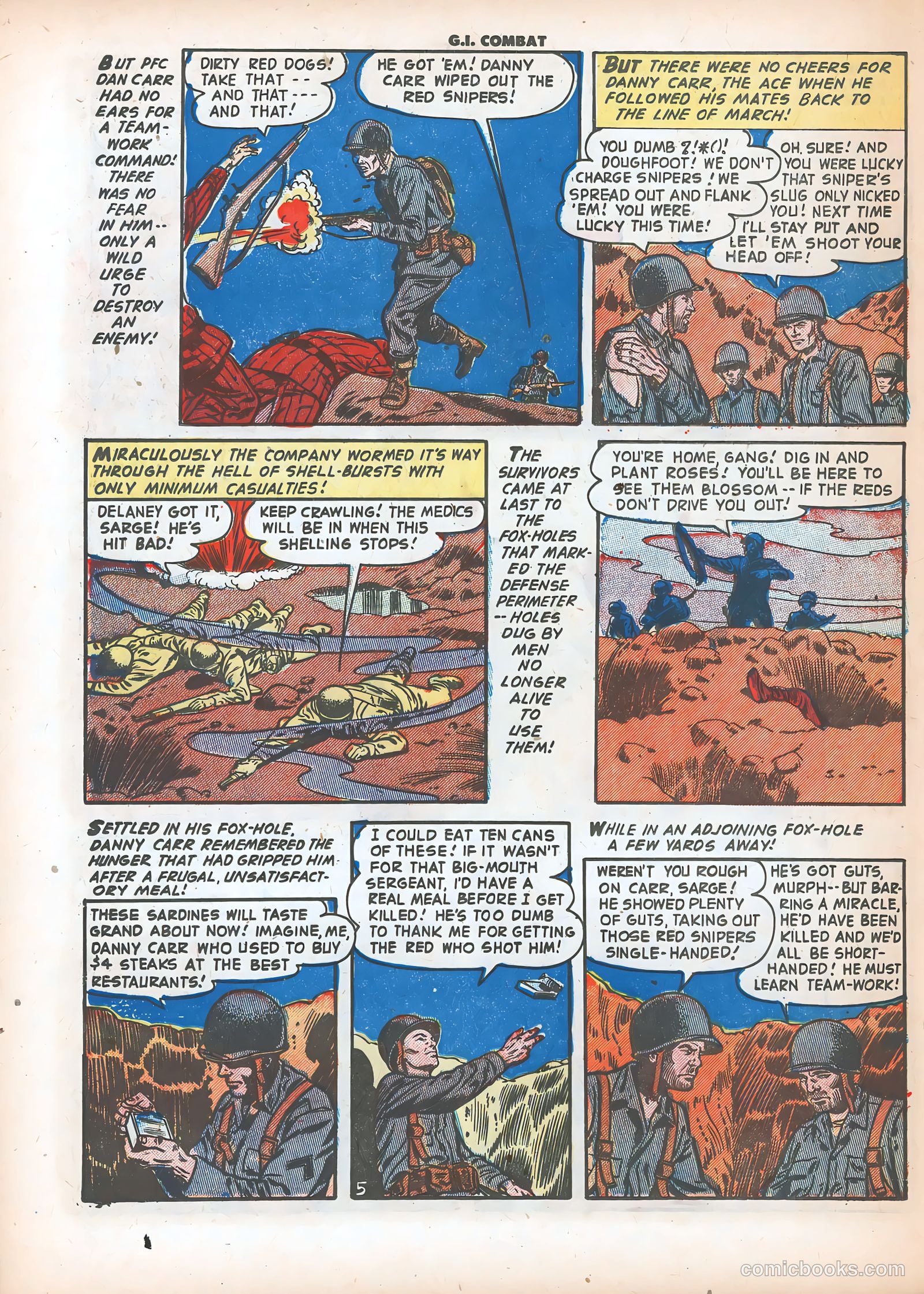 G.I. Combat #3 (1953) — page 24 of 36