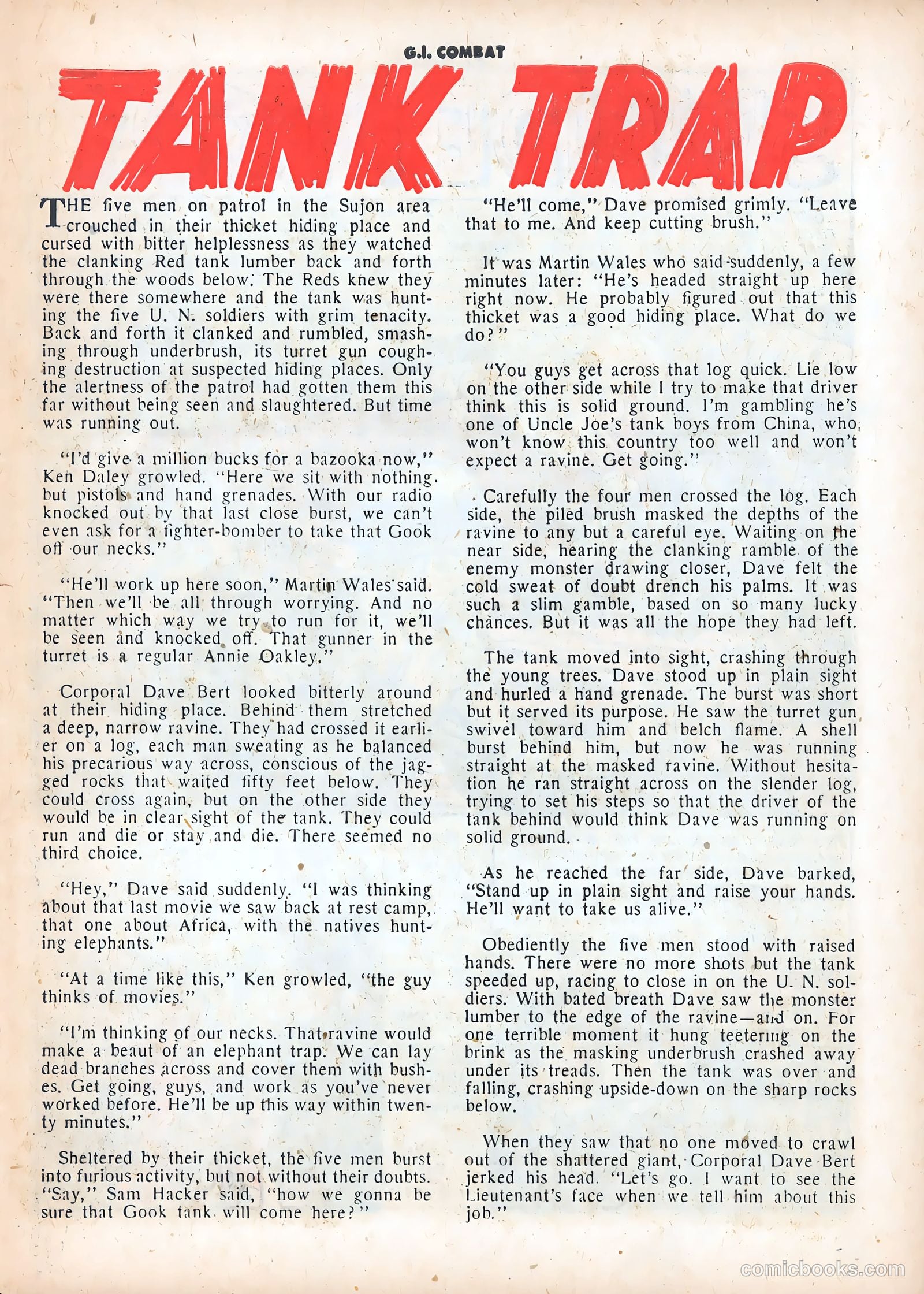 G.I. Combat #3 (1953) — page 27 of 36