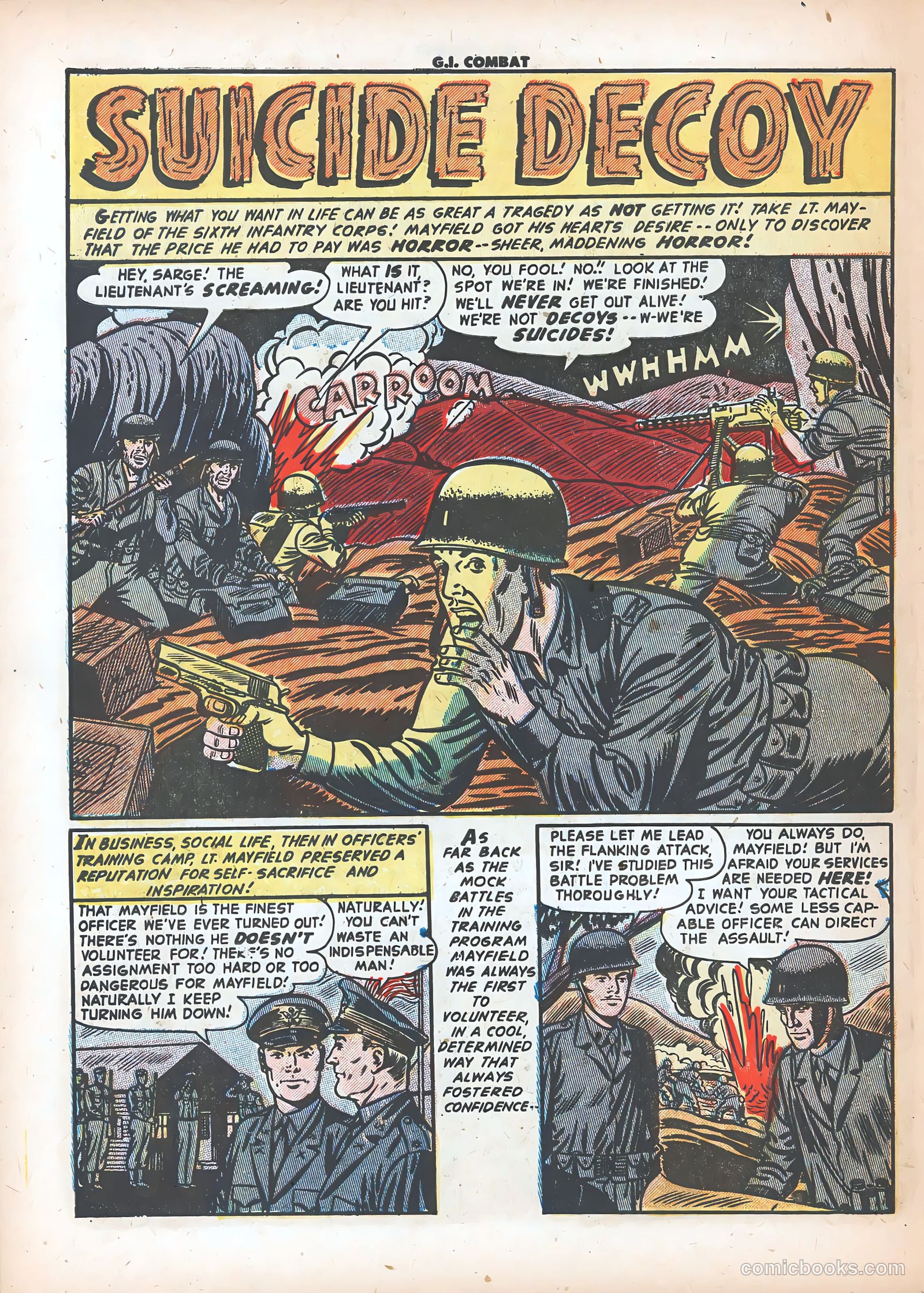 G.I. Combat #3 (1953) — page 28 of 36