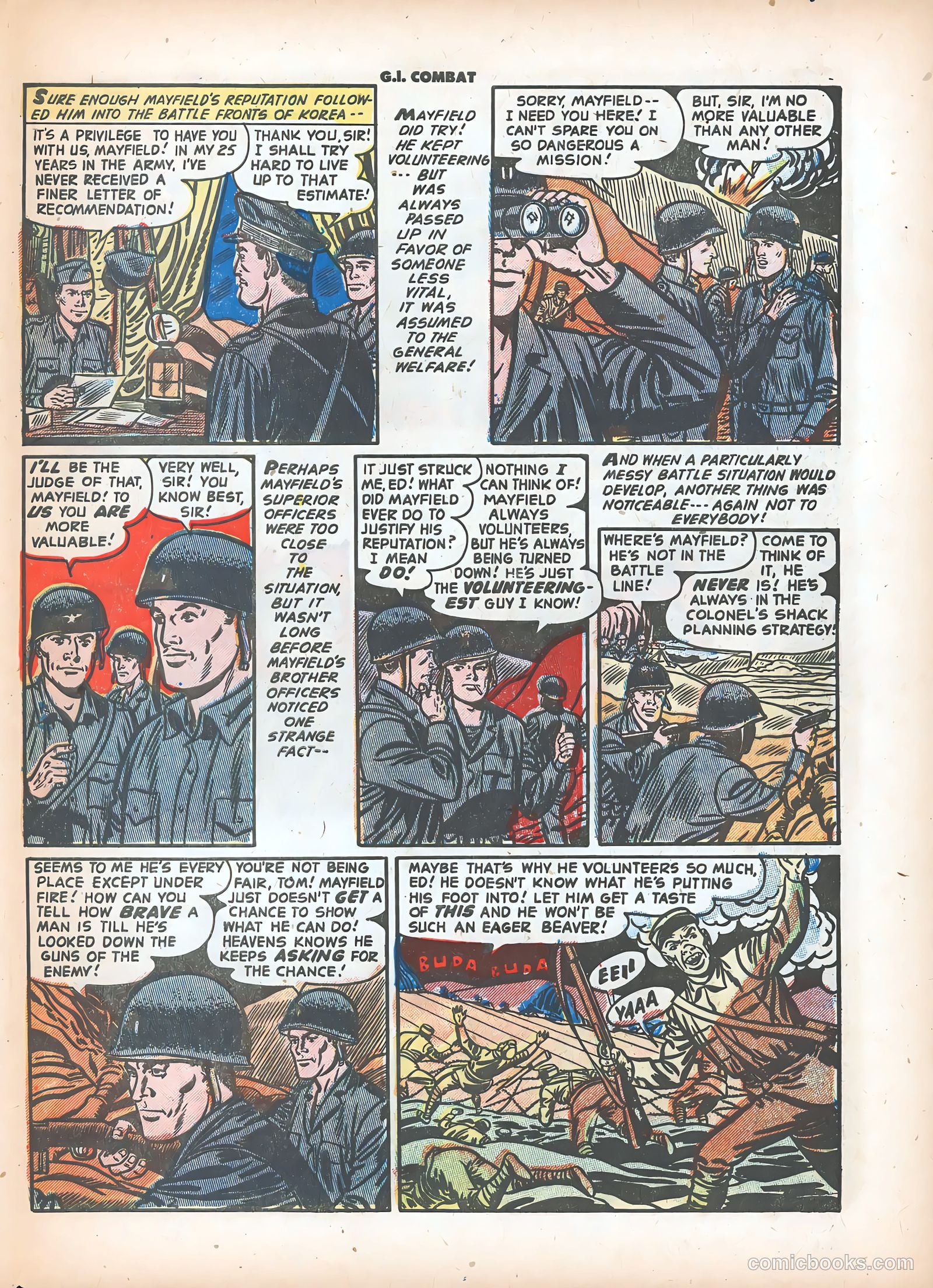 G.I. Combat #3 (1953) — page 29 of 36