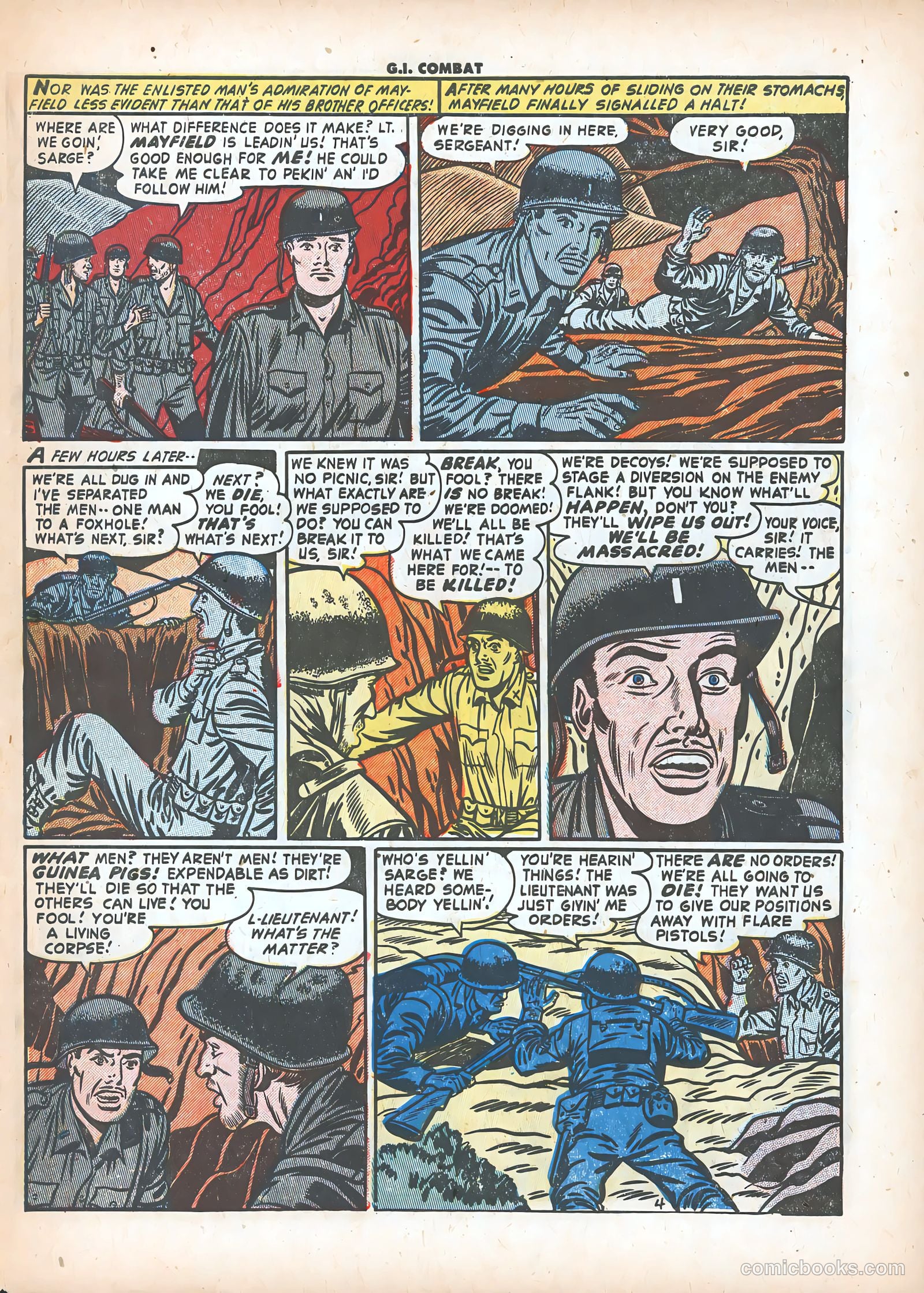 G.I. Combat #3 (1953) — page 31 of 36