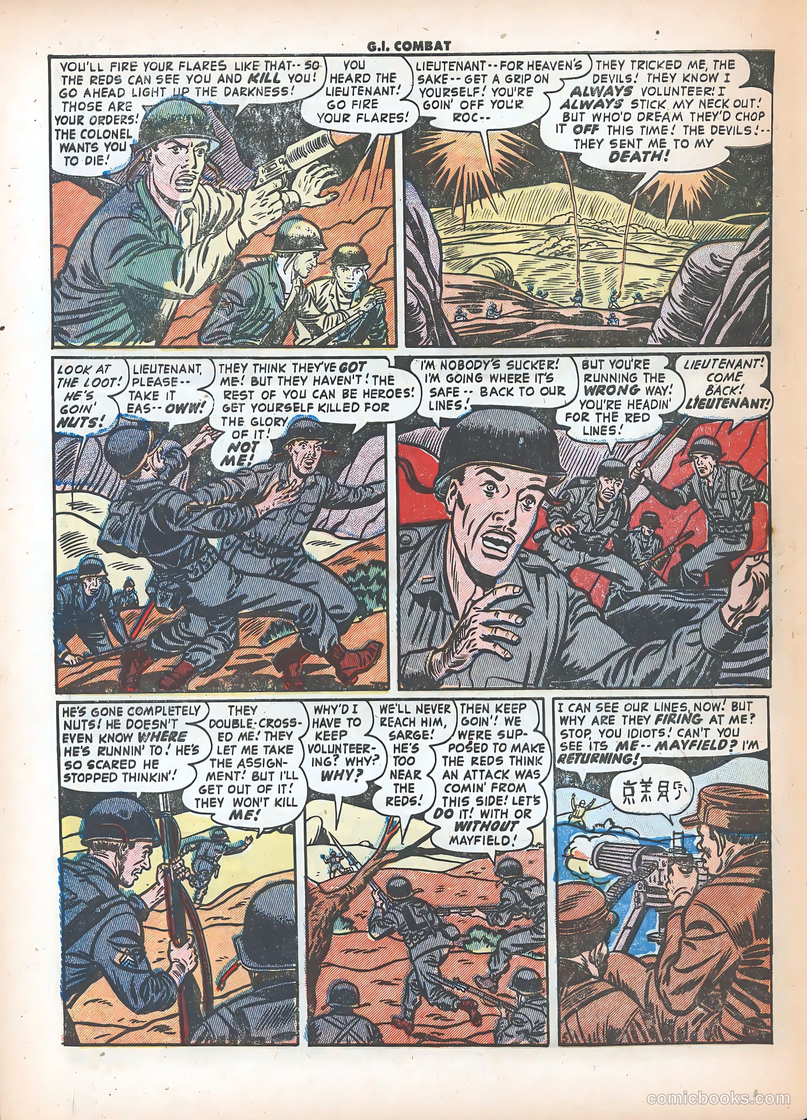 G.I. Combat #3 (1953) — page 32 of 36