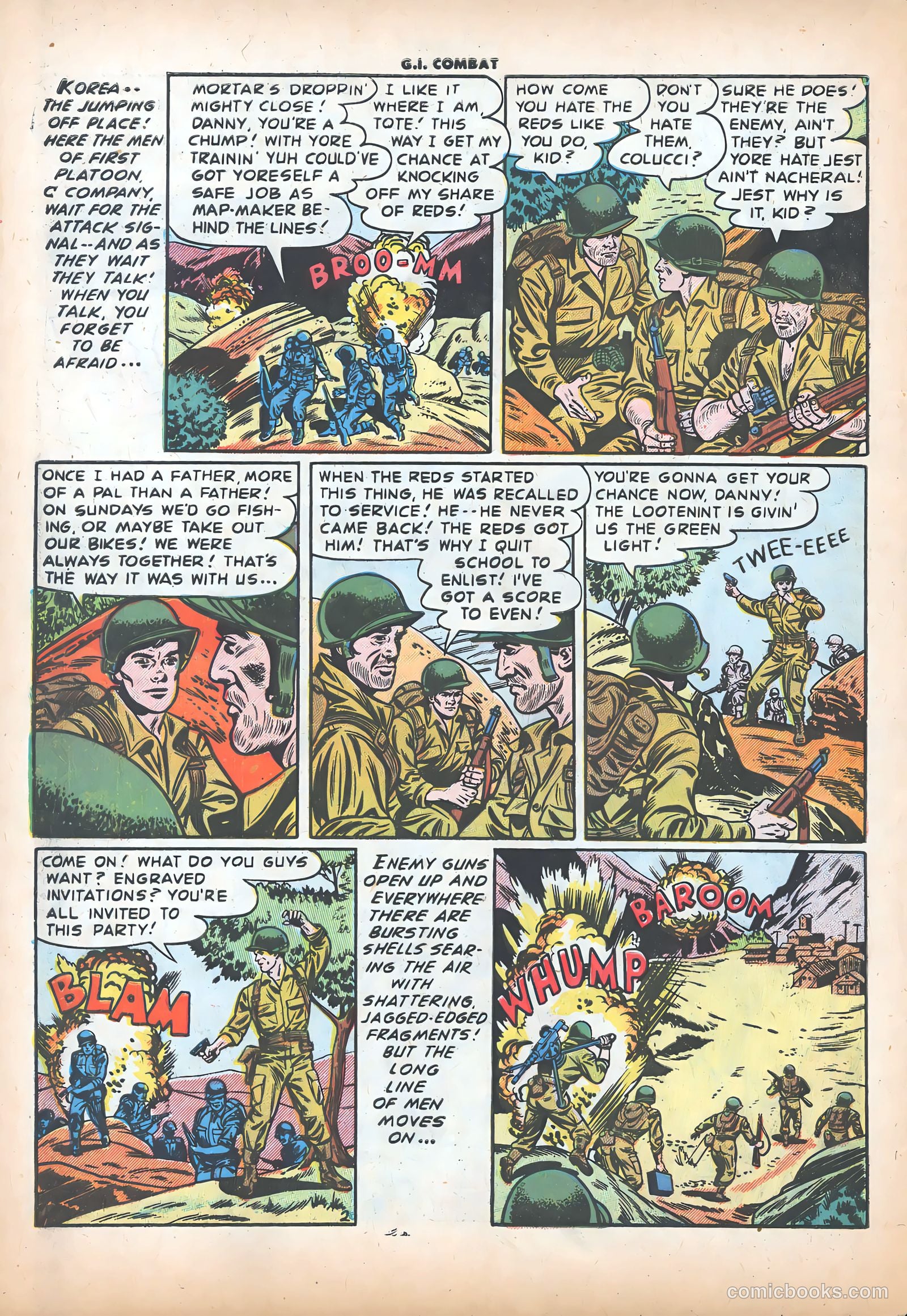 G.I. Combat #30 (1955) — page 4 of 36