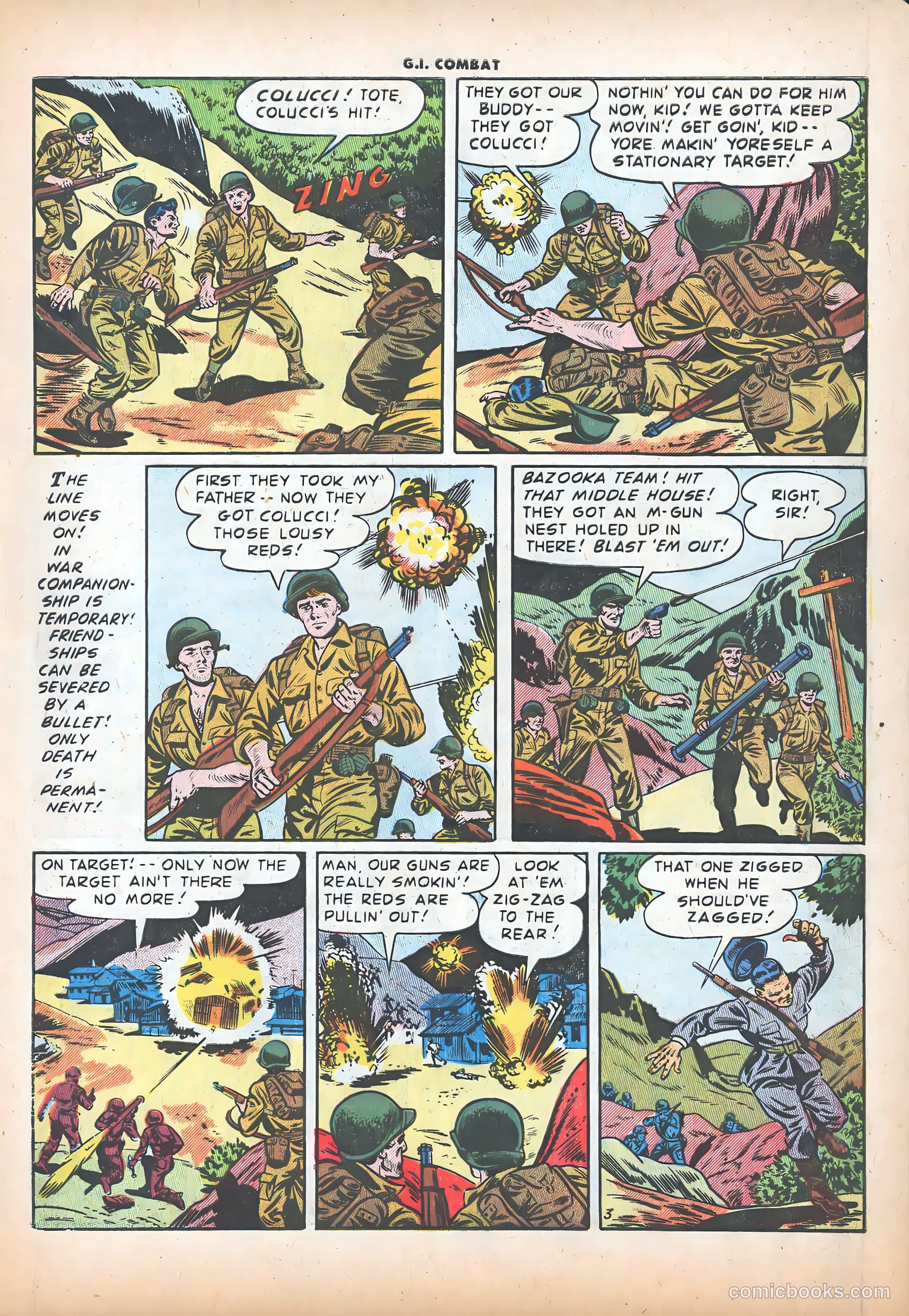 G.I. Combat #30 (1955) — page 5 of 36