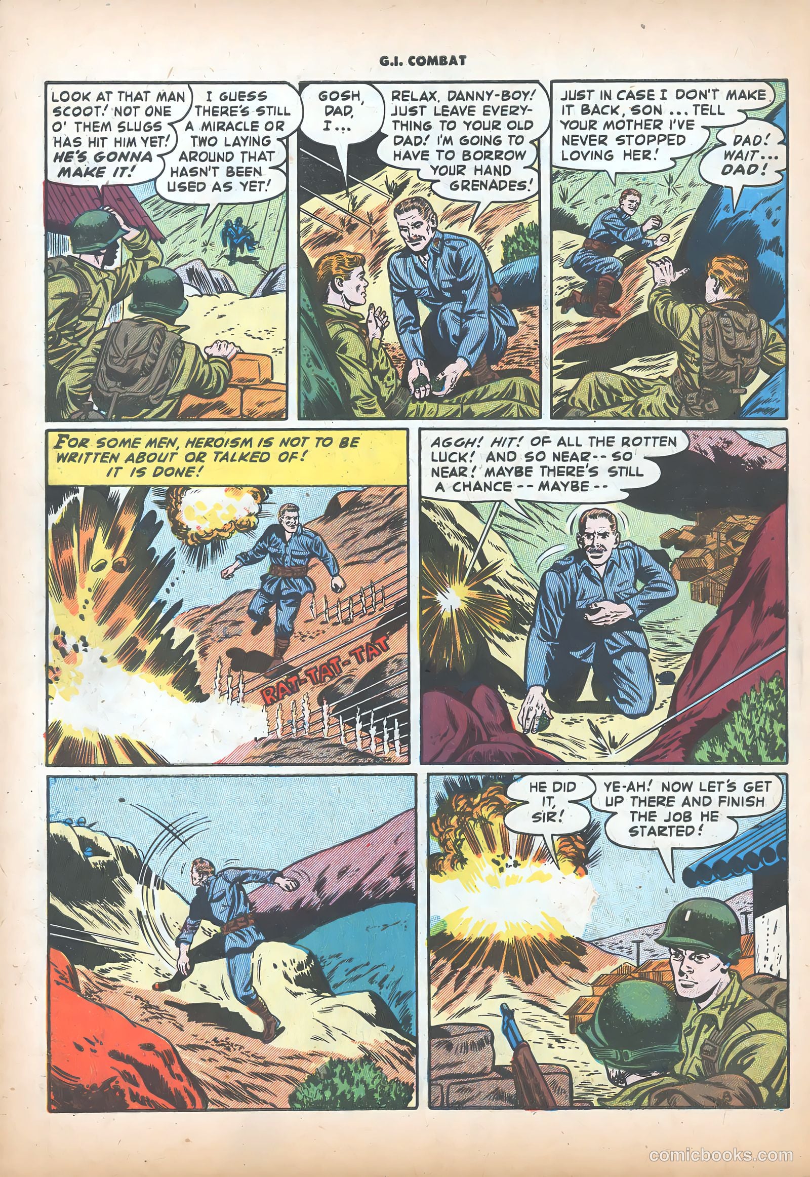 G.I. Combat #30 (1955) — page 10 of 36